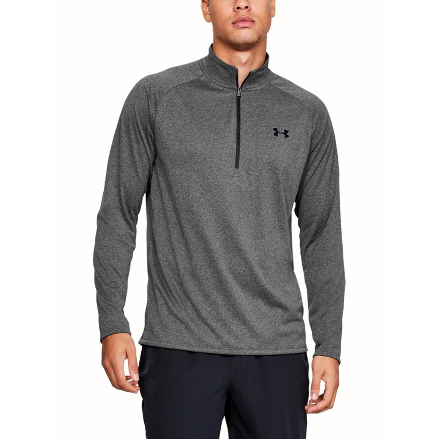 Tričko Under Armour Tech 2.0 1/2 Zip-Grey - OBLEČENIE - 1