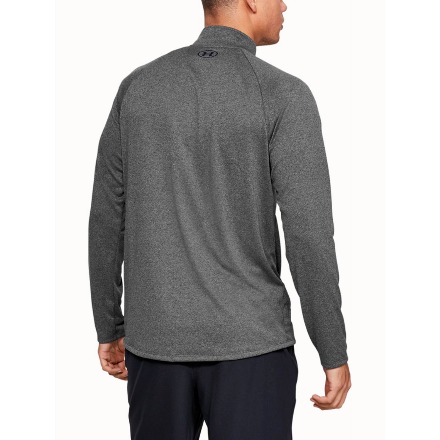 Tričko Under Armour Tech 2.0 1/2 Zip-Grey - OBLEČENIE - 3