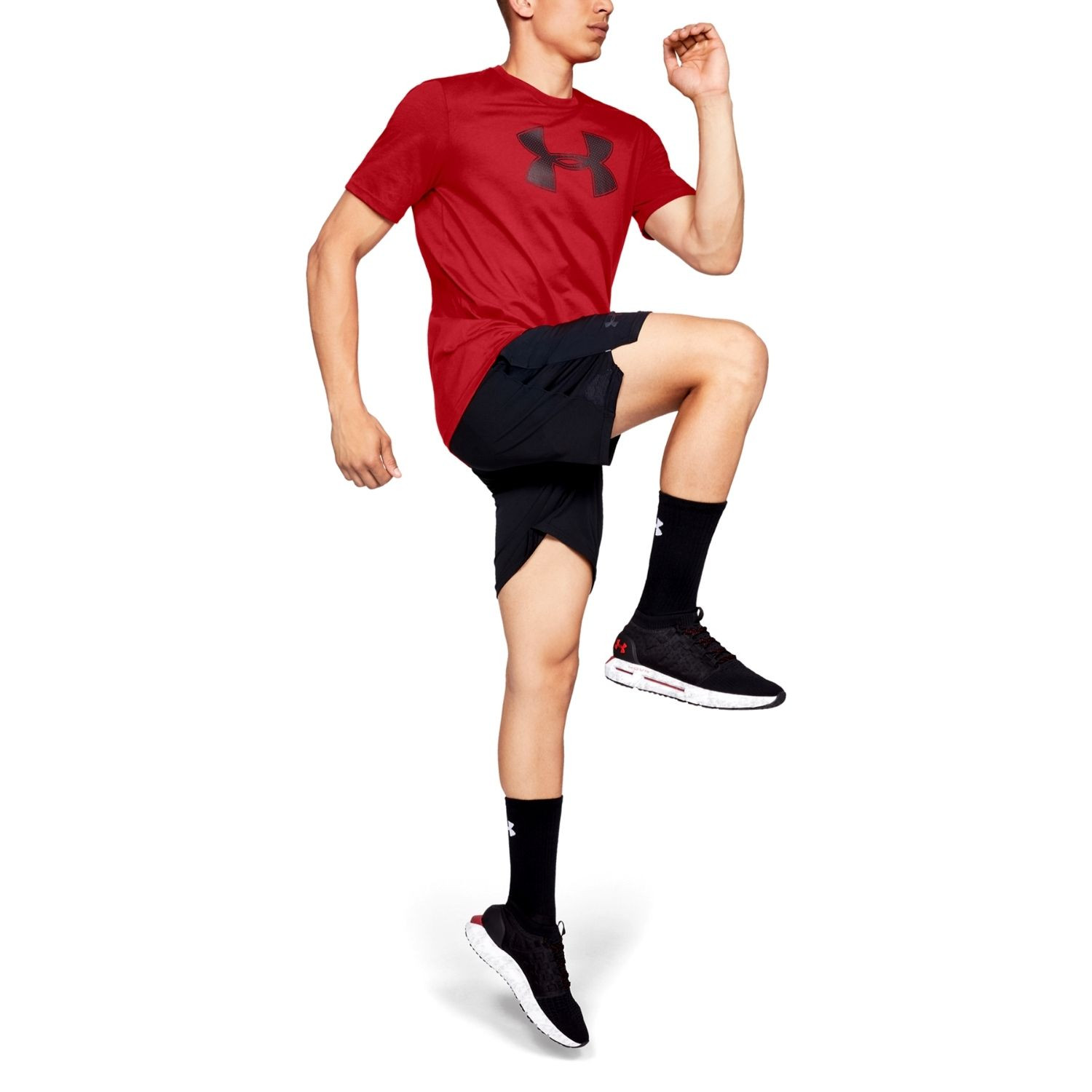 Tričko Under Armour Big Logo Ss Red - OBLEČENIE - 3