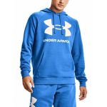 Mikina UNDER ARMOUR Rival Fleece Big Logo Light Blue