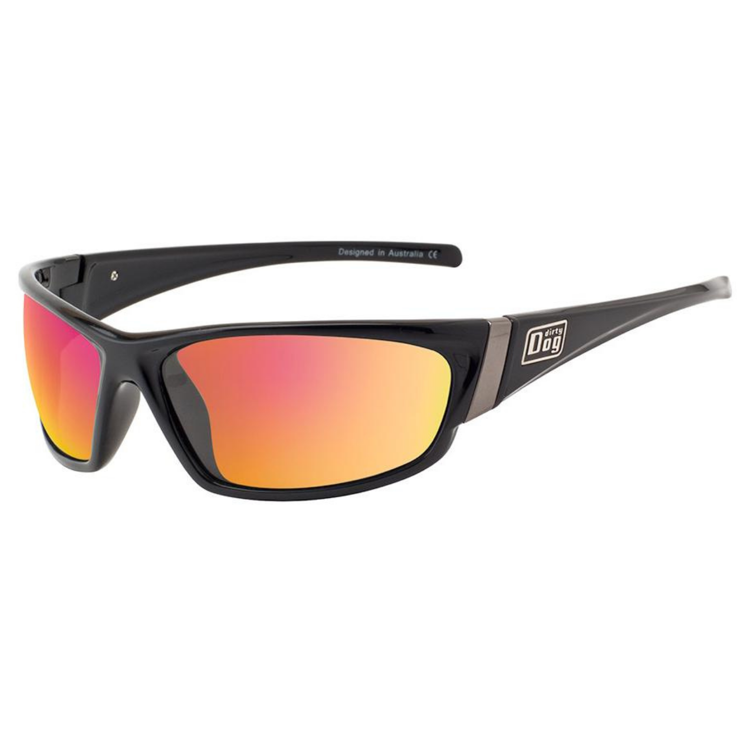 Polarizačné okuliare DIRTY DOG Stoat Black Grey/Red Fusion Mirror Polarised - Slnečné okuliare - 1