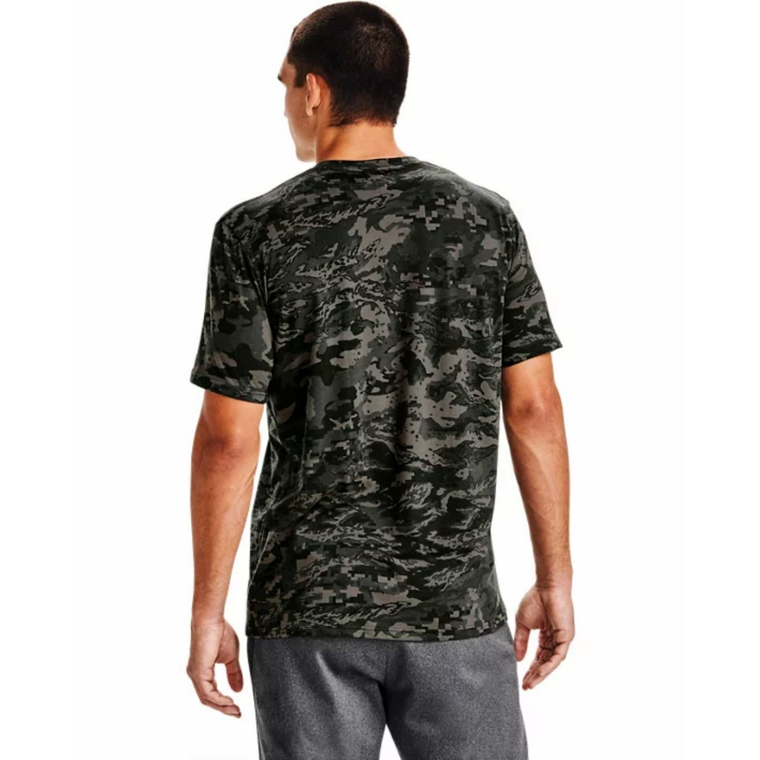 Tričko UNDER ARMOUR UA  ABC CAMO SS Green - OBLEČENIE - 4