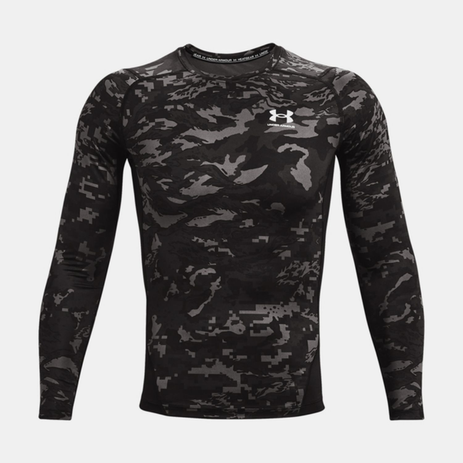 Kompresné tričko HG Armour Camo Comp LS Black - OBLEČENIE - 2