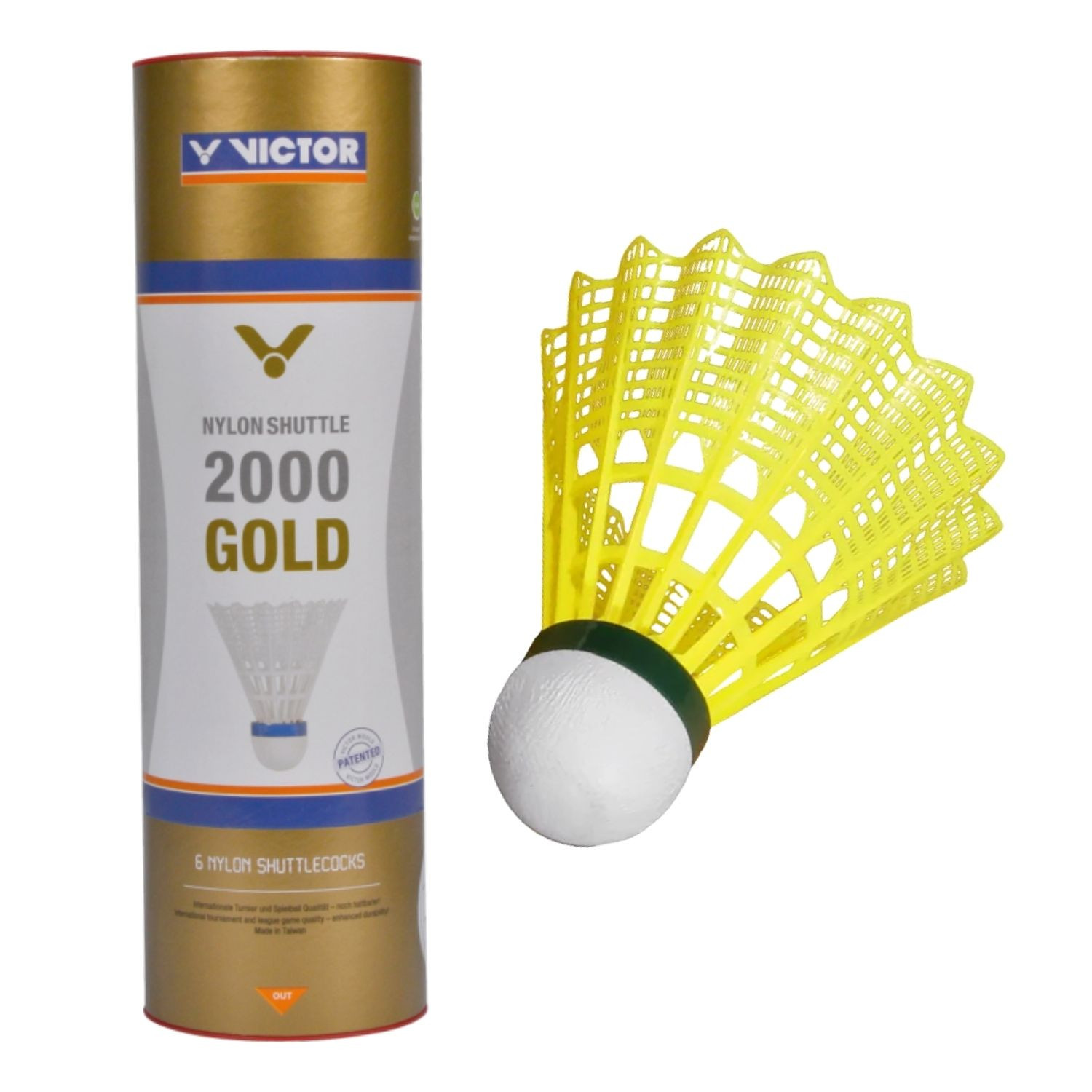 Badmintonové košíky VICTOR Shuttle 2000 Green - LETNÉ ŠPORTY - 1