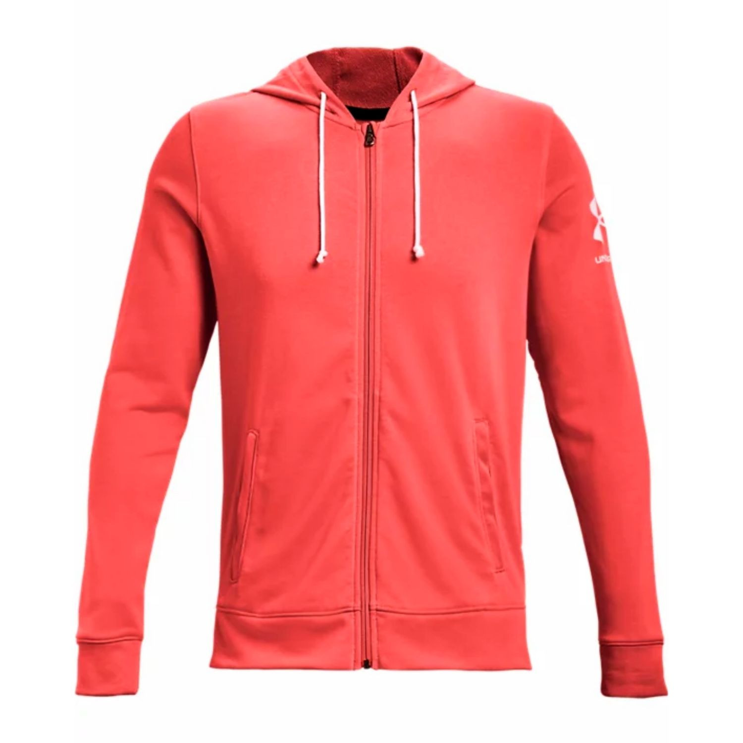 Mikina UNDER ARMOUR Rival Terry Full Zip Red - Mikiny s kapucňou - 3
