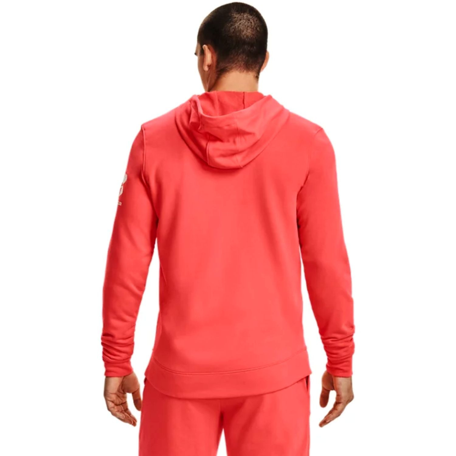 Mikina UNDER ARMOUR Rival Terry Full Zip Red - Mikiny s kapucňou - 4
