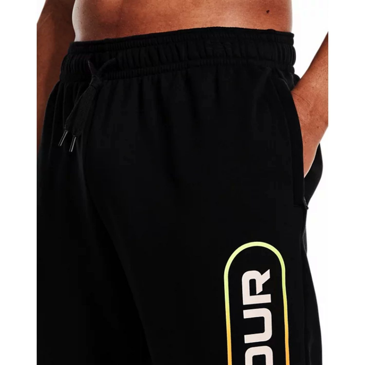 Tepláky UNDER ARMOUR Rival Fleece Lockertag Black - Tepláky - 3