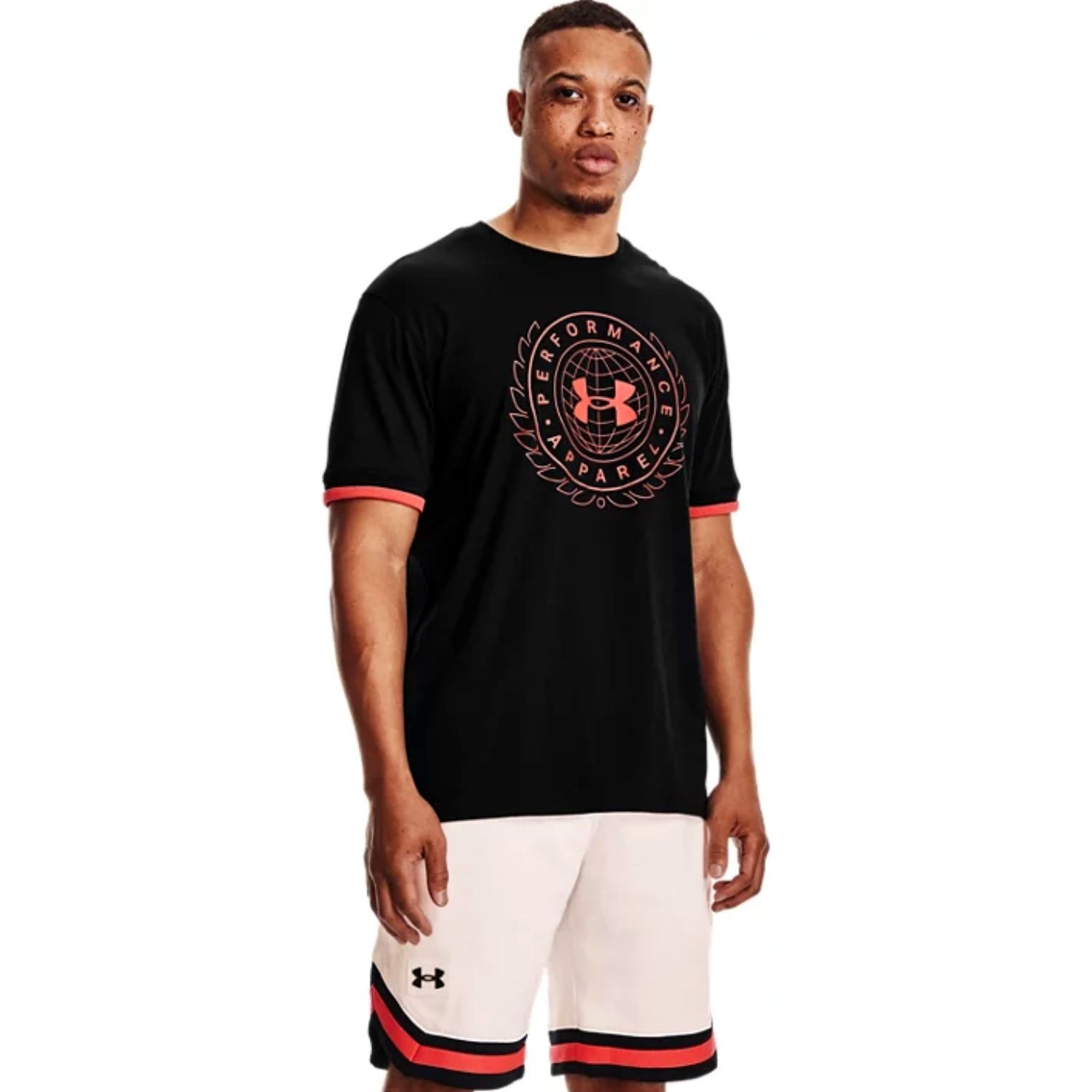 Tričko UNDER ARMOUR Crest SS Black - OBLEČENIE - 1