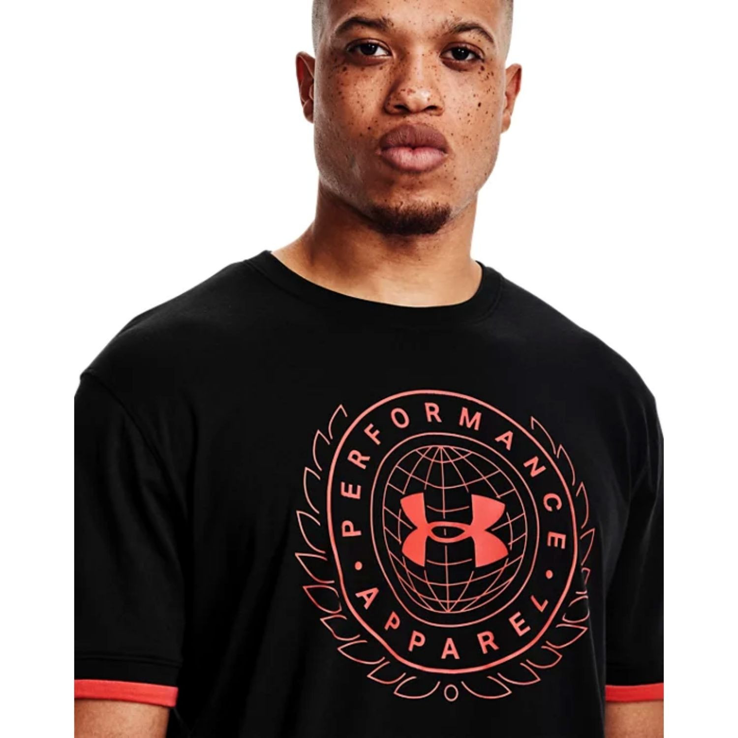Tričko UNDER ARMOUR Crest SS Black - OBLEČENIE - 2
