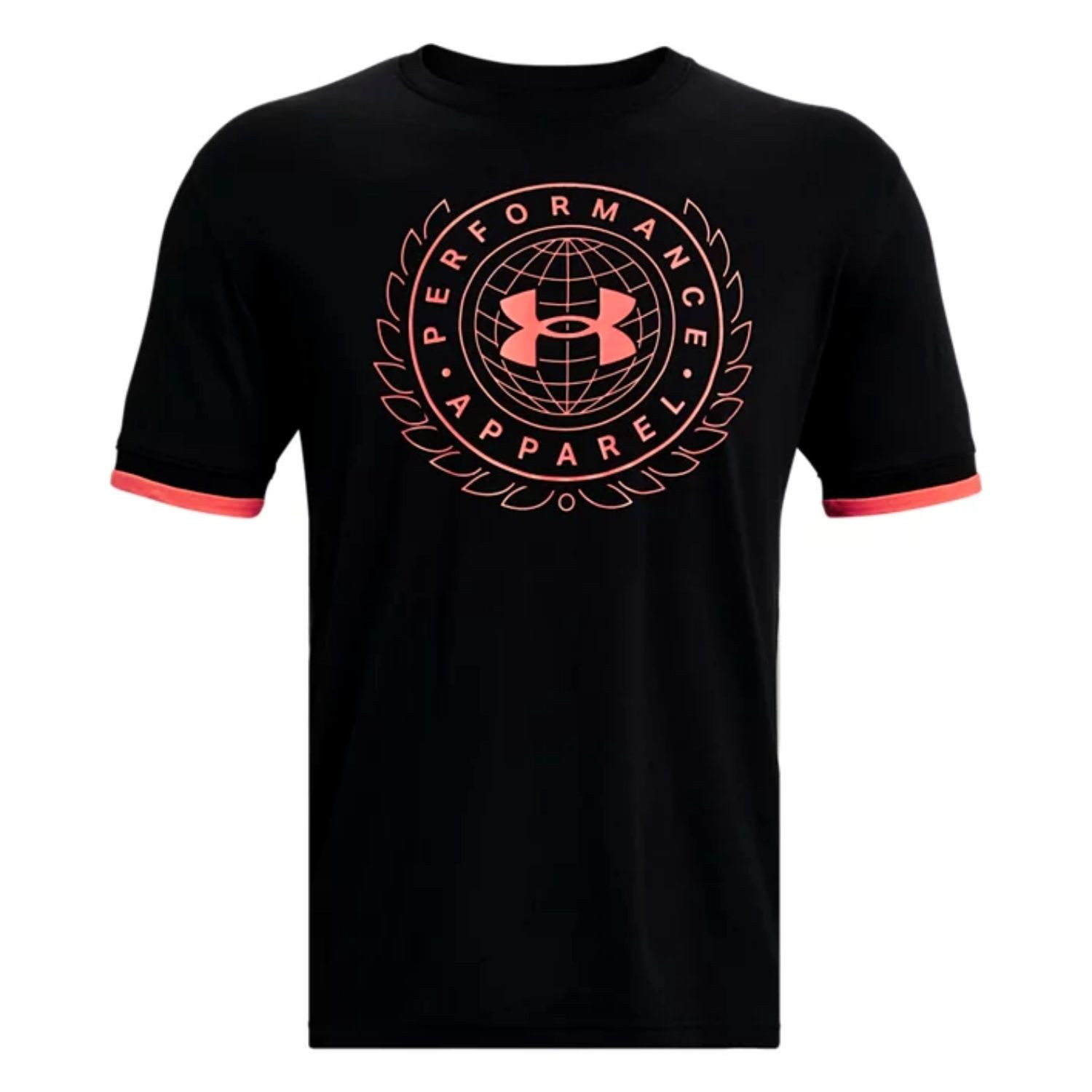 Tričko UNDER ARMOUR Crest SS Black - OBLEČENIE - 3