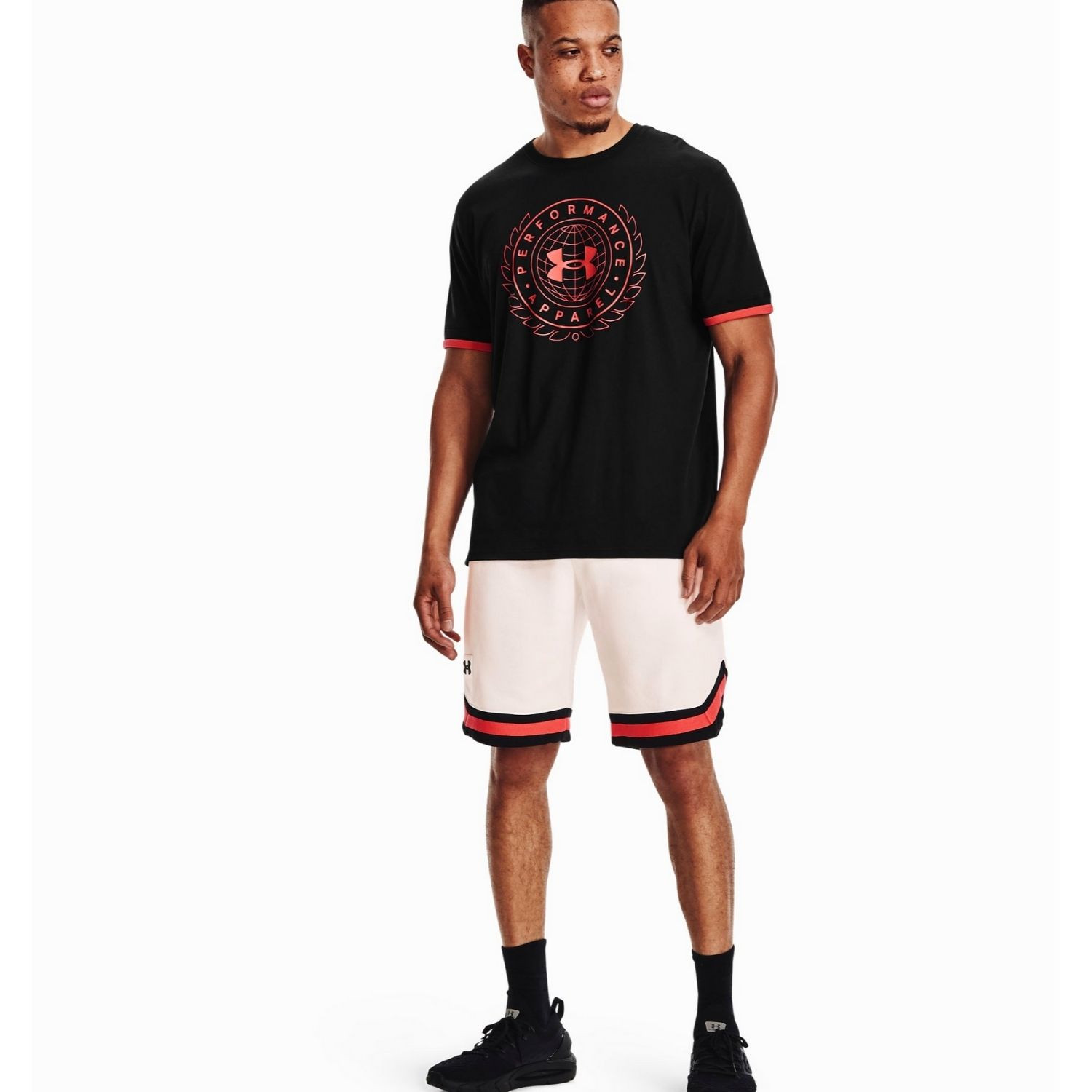 Tričko UNDER ARMOUR Crest SS Black - OBLEČENIE - 5