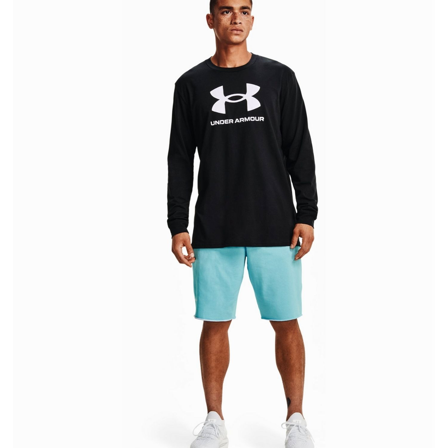 Tričko UNDER ARMOUR Sportstyle Logo LS Black - OBLEČENIE - 4
