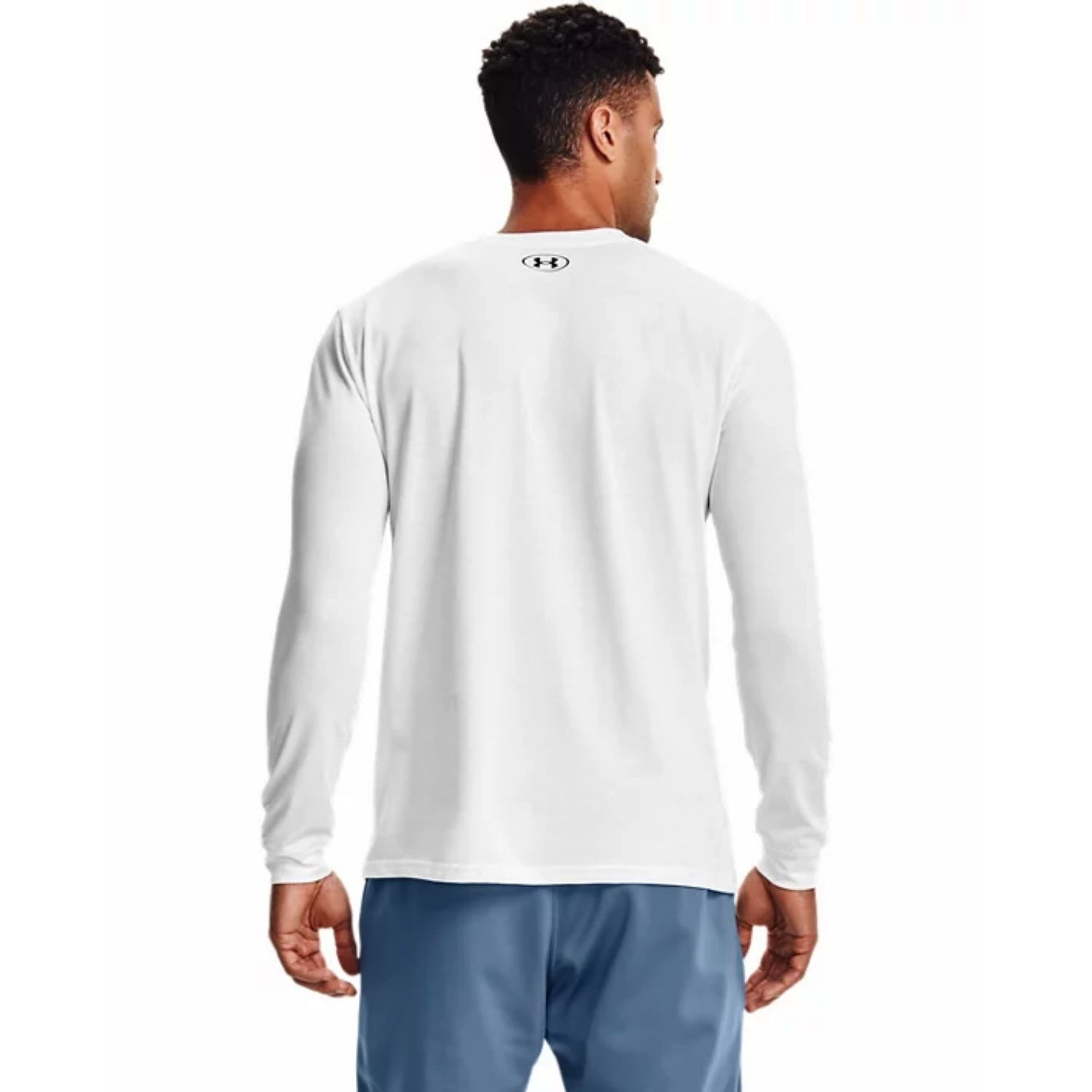 Tričko UNDER ARMOUR Sportstyle Logo LS White - OBLEČENIE - 4