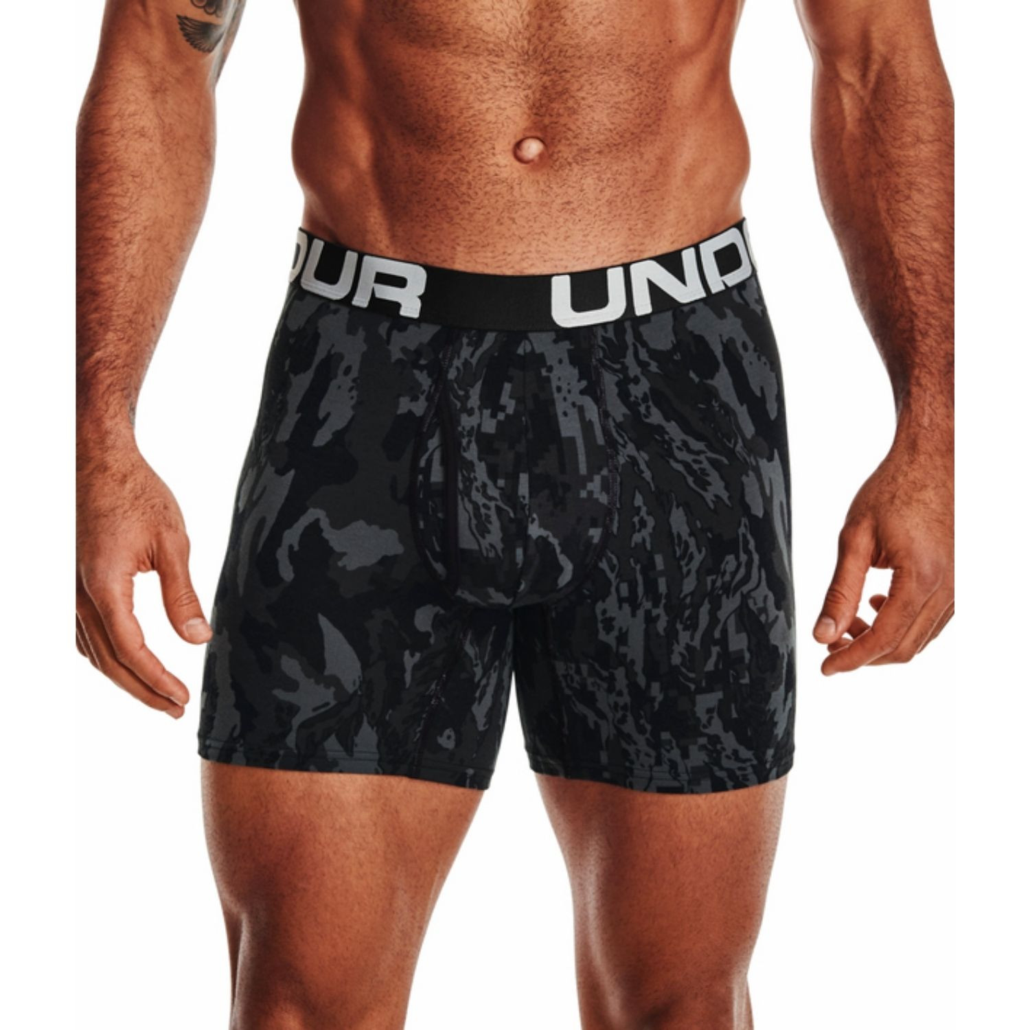 Boxerky UNDER ARMOUR CC 6in Novelty 3 Pack Black - Spodná bielizeň - 2