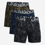 Boxerky UNDER ARMOUR CC 6in Novelty 3 Pack Black