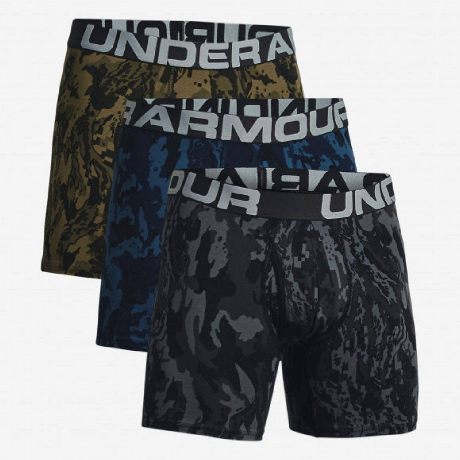 Boxerky UNDER ARMOUR CC 6in Novelty 3 Pack Black - Spodná bielizeň - 1