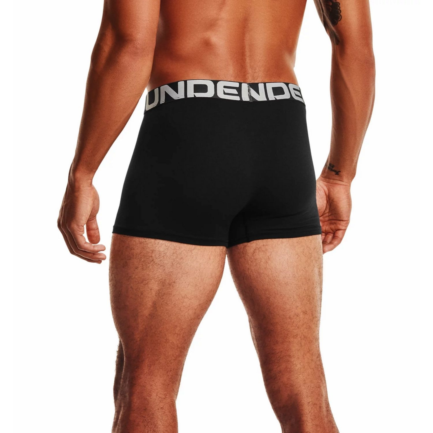 Boxerky UNDER ARMOUR Charged Cotton 3in 3 Pack Black - Spodná bielizeň - 2