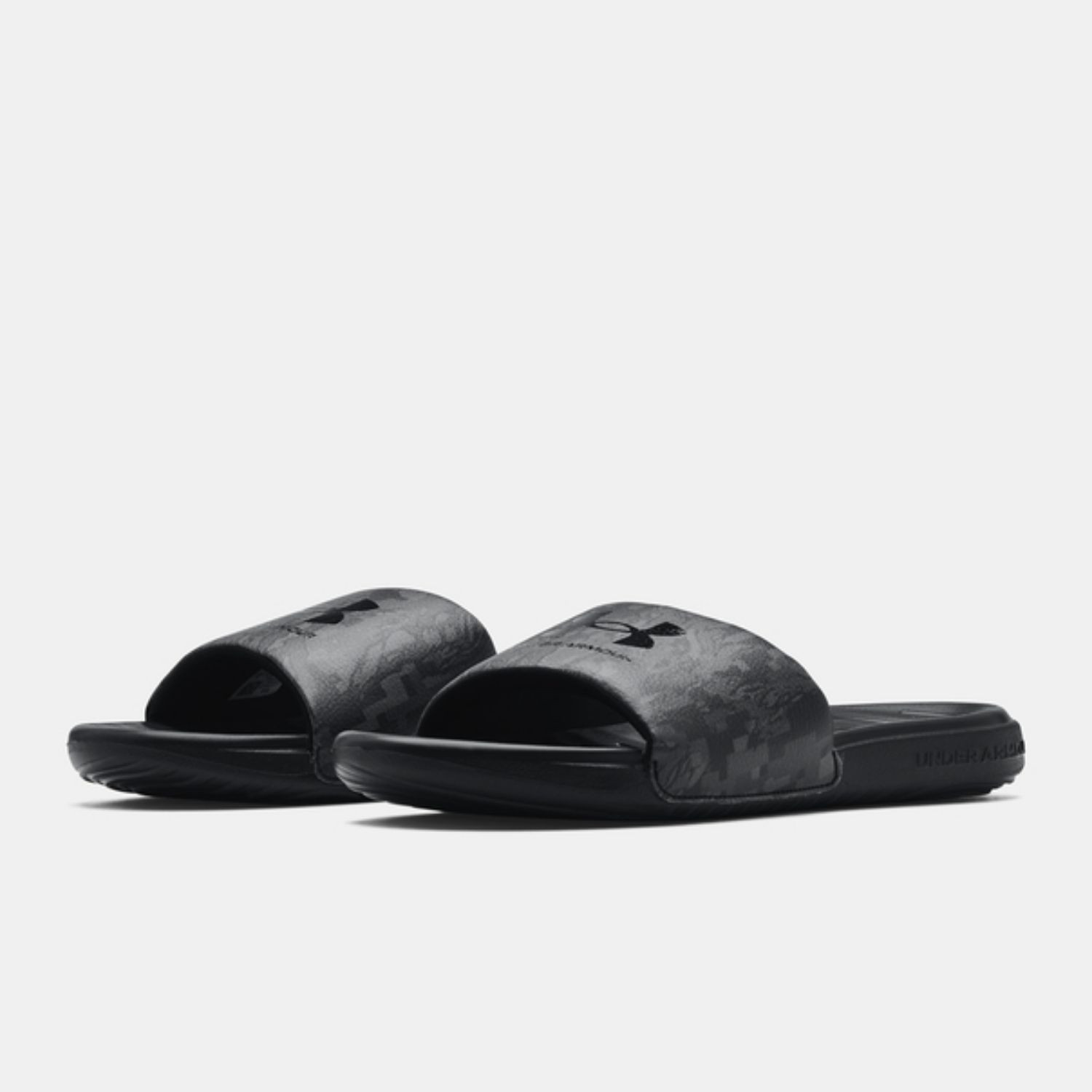 Šlapky UNDER ARMOUR M Ansa Graphic Black - Šľapky a sandále - 1