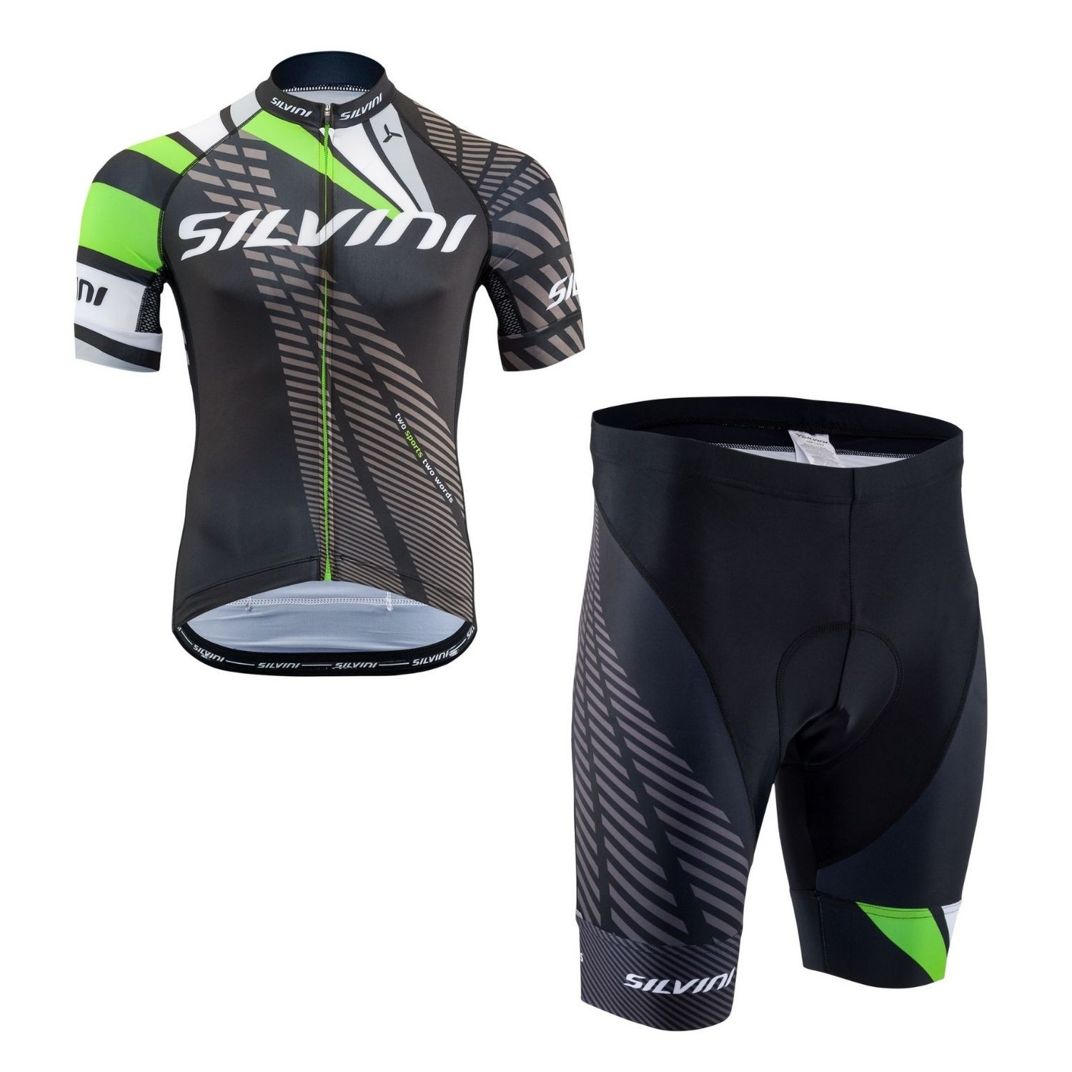 Cyklistický set SILVINI Team Green - Cyklo vrch - 1