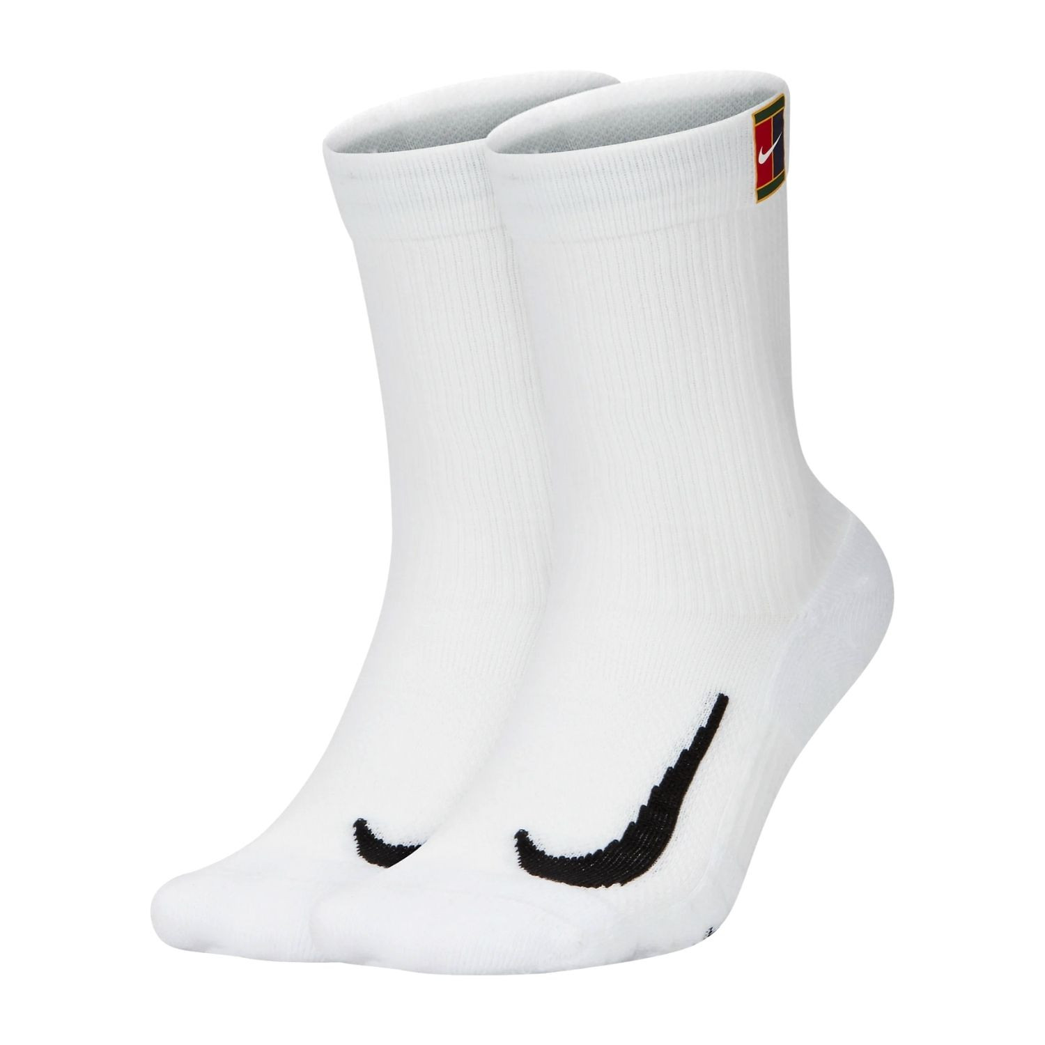 Ponožky Nike Court Multiplier Cushioned White - Ponožky - stredné - 1