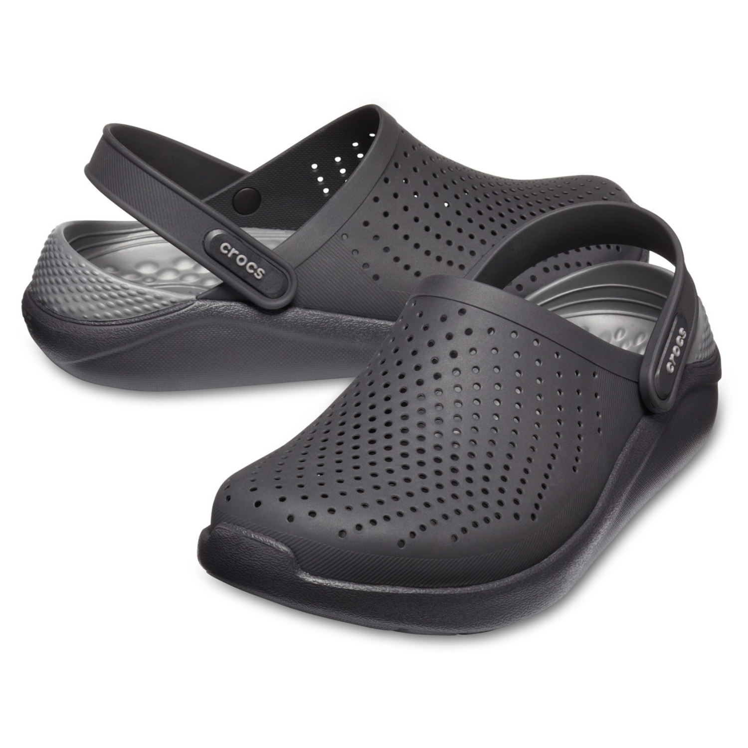 Obuv CROCS LiteRide Clog Slate Black/Slate - Šľapky a sandále - 2