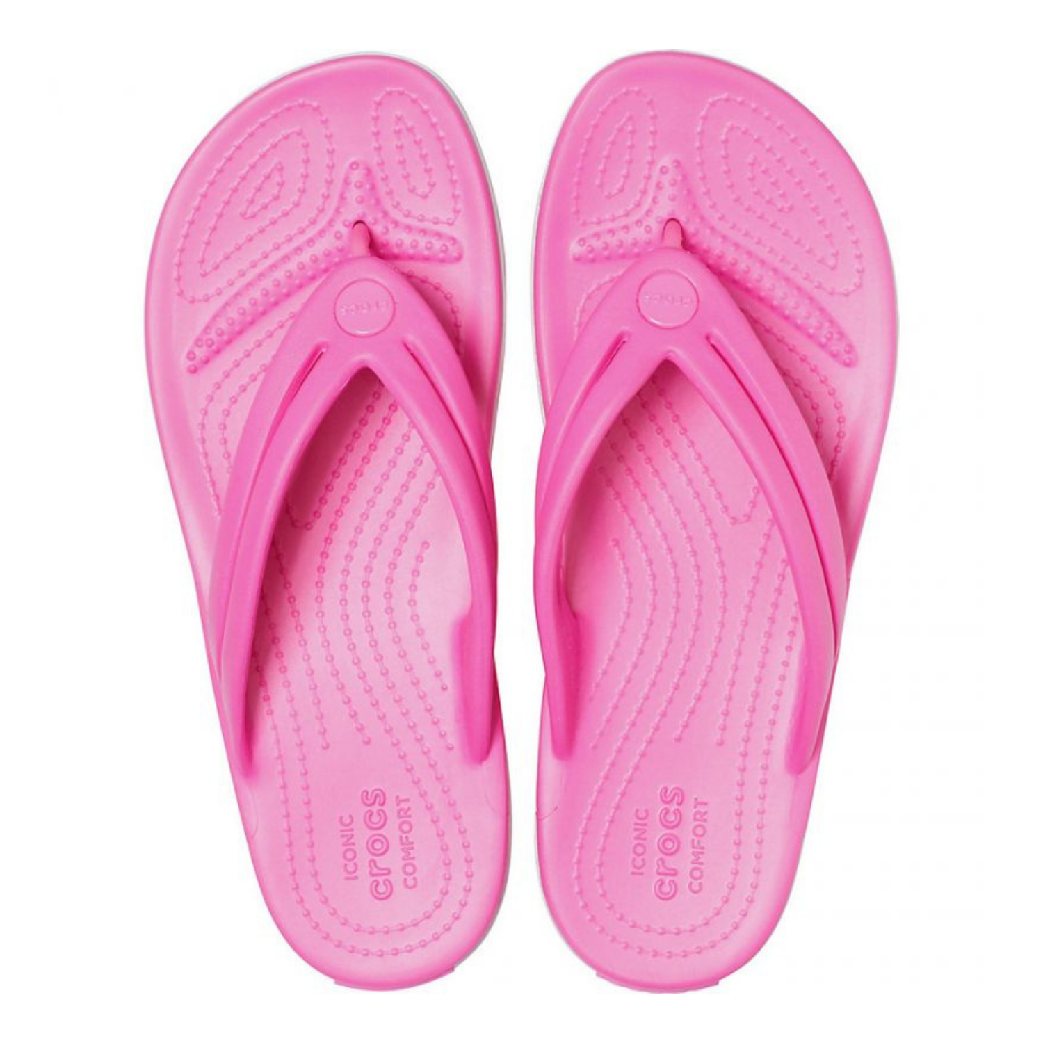 Žabky CROCS Crocband Flip W Electric Pink - Šľapky a sandále - 4