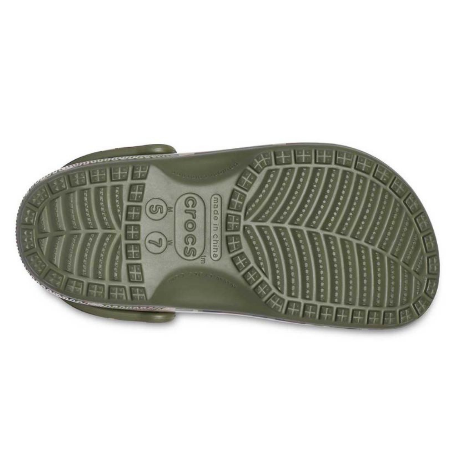 Obuv CROCS Classic Printed Camo Clog Army Green/Multi - Šľapky a sandále - 4
