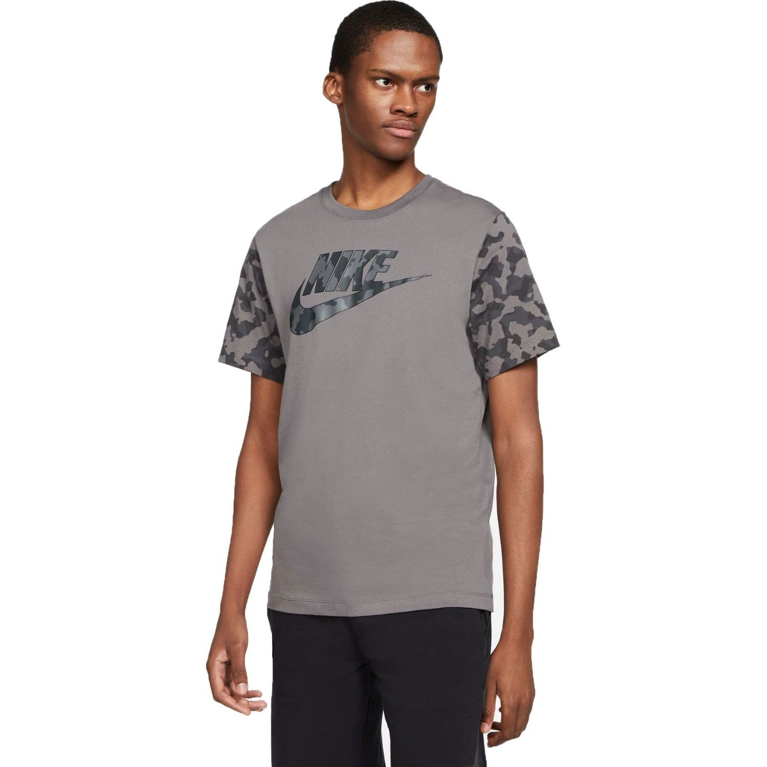 Tričko NIKE Sportswear Futura Club L Iron Grey - NIKE - 1