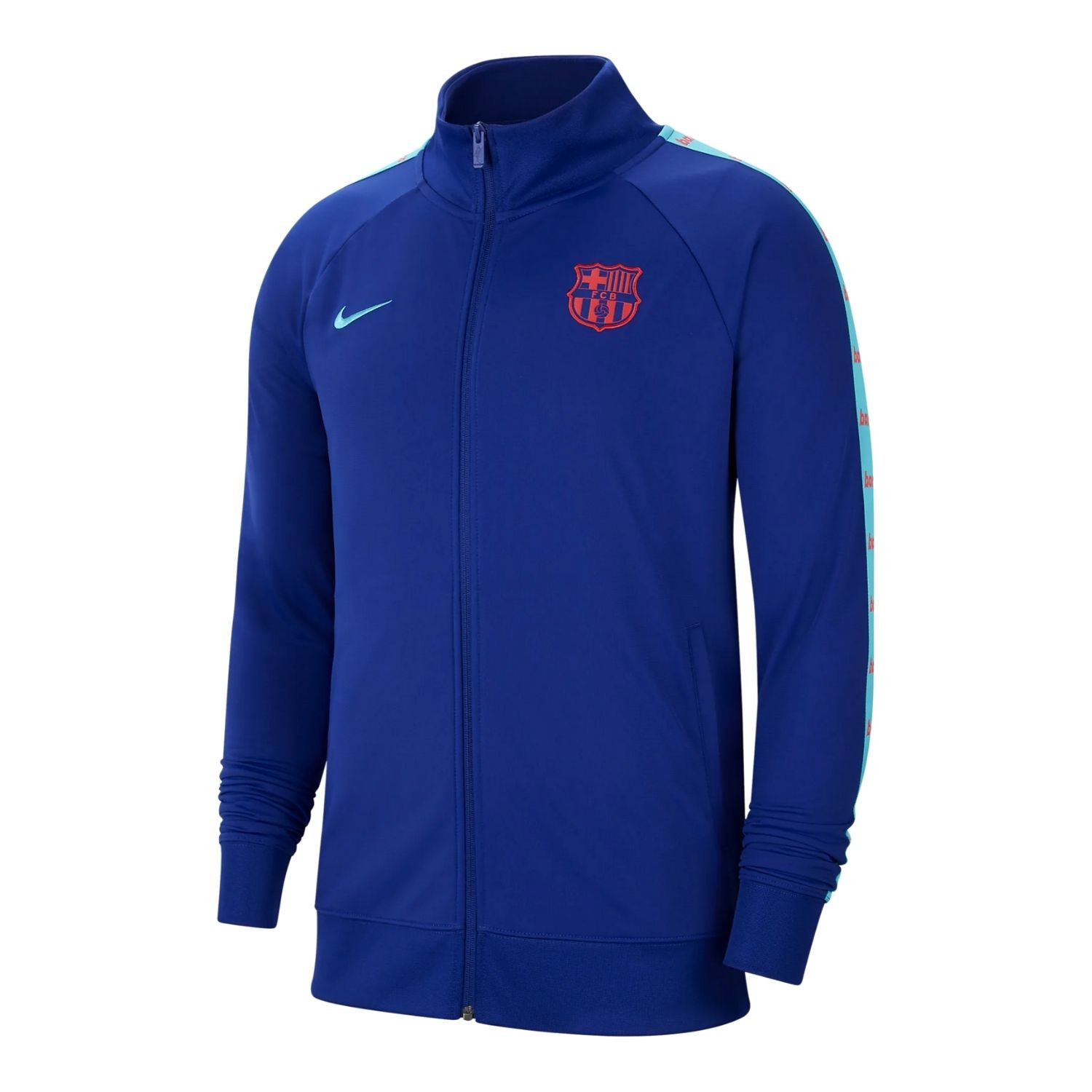 Mikina NIKE F.C. Barcelona JDI Blue - Mikiny bez kapucne - 2