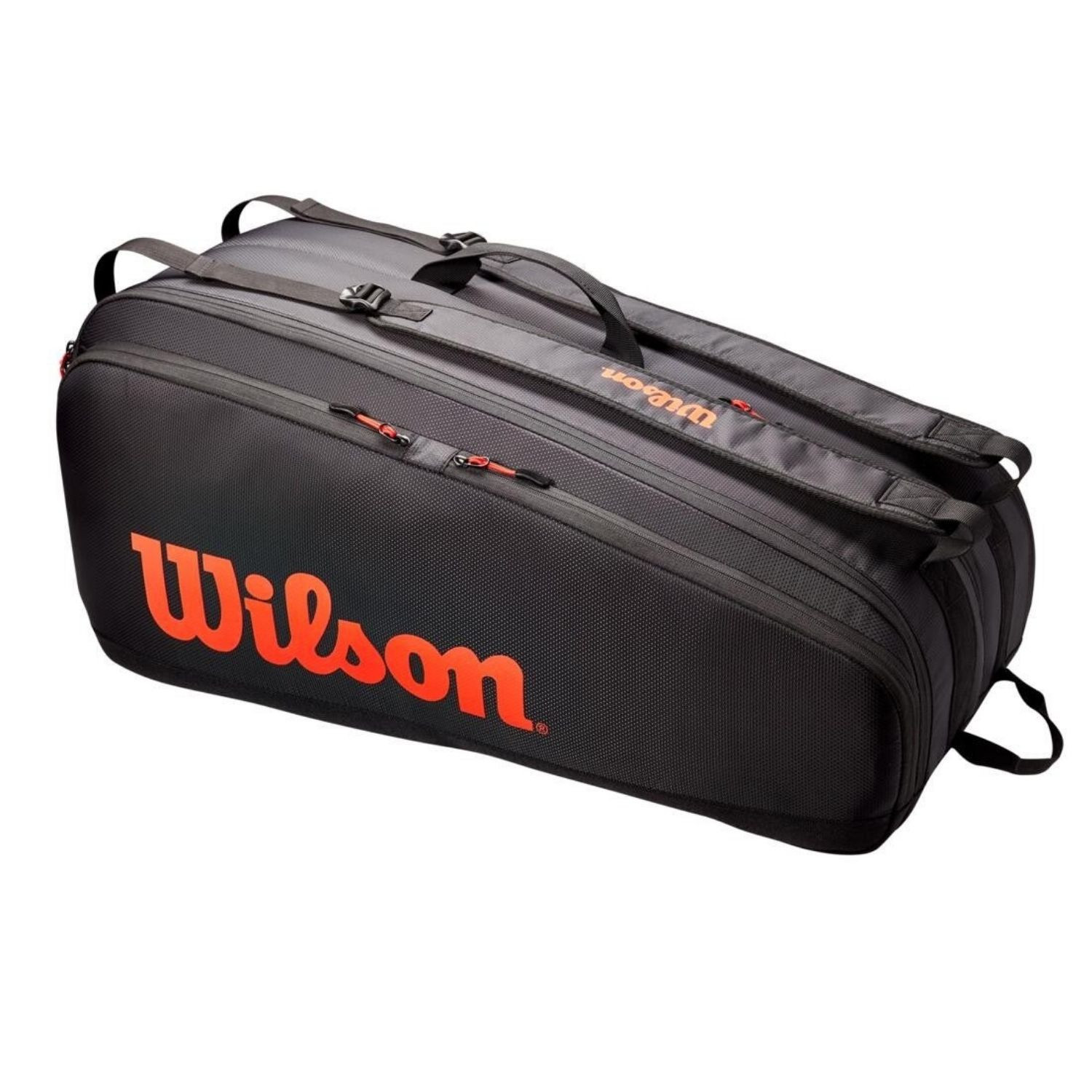 Tenisový vak WILSON Tour 12pack Red/Black - LETNÉ ŠPORTY - 2