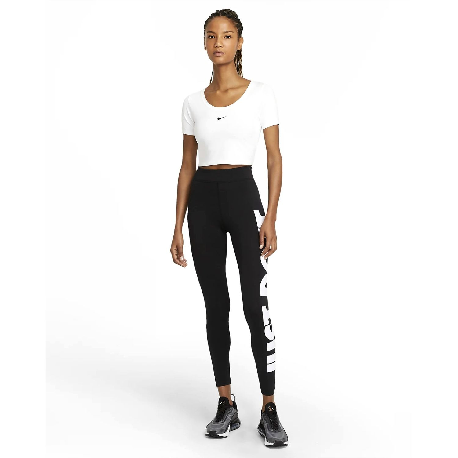 Legíny NIKE W NSW Essential HR TIGHTS Black - Legíny - 4