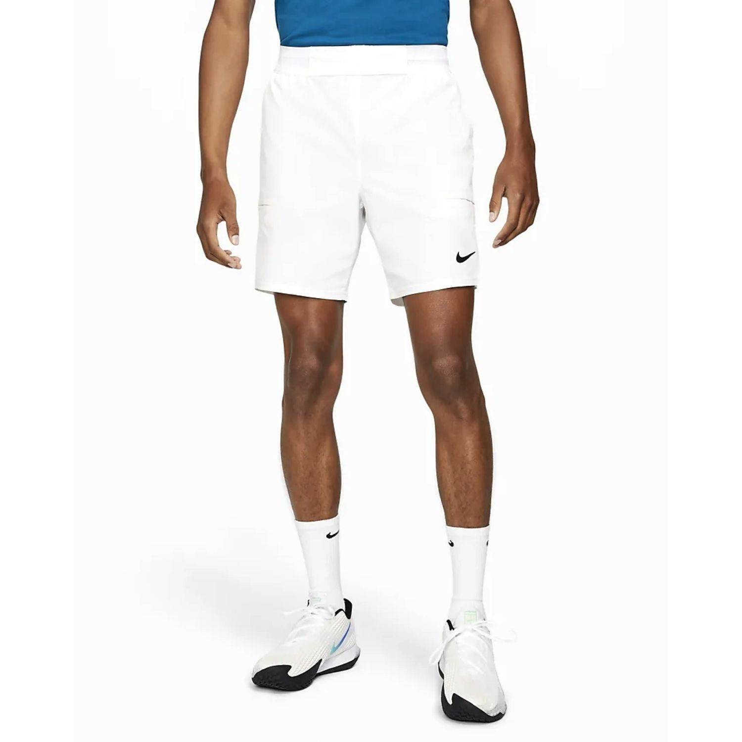 Šortky NIKE Dri-FIT Advantage White - Kraťasy & Šortky - 3