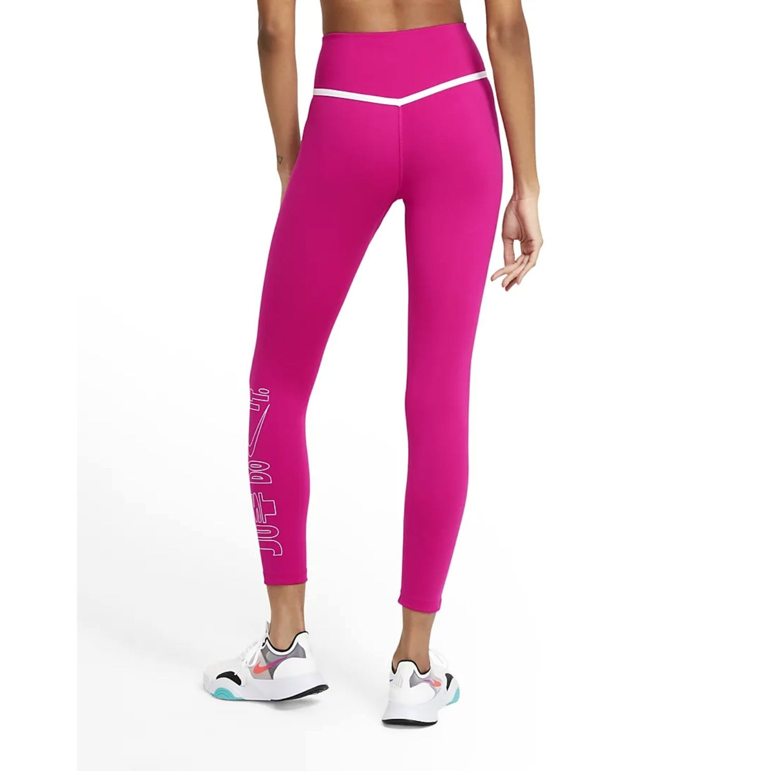 Legíny NIKE One Icon Clash 7/8 Pink - Legíny - 2