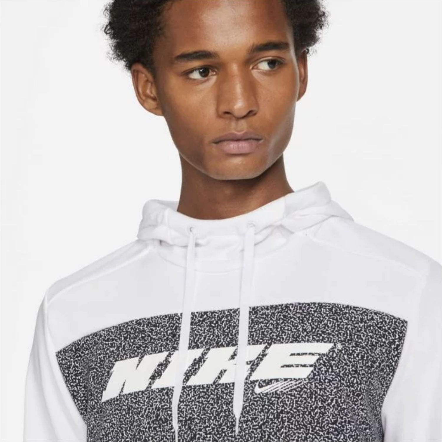 Mikina NIKE Dri-FIT Men's Pullover Tr White - Mikiny s kapucňou - 2