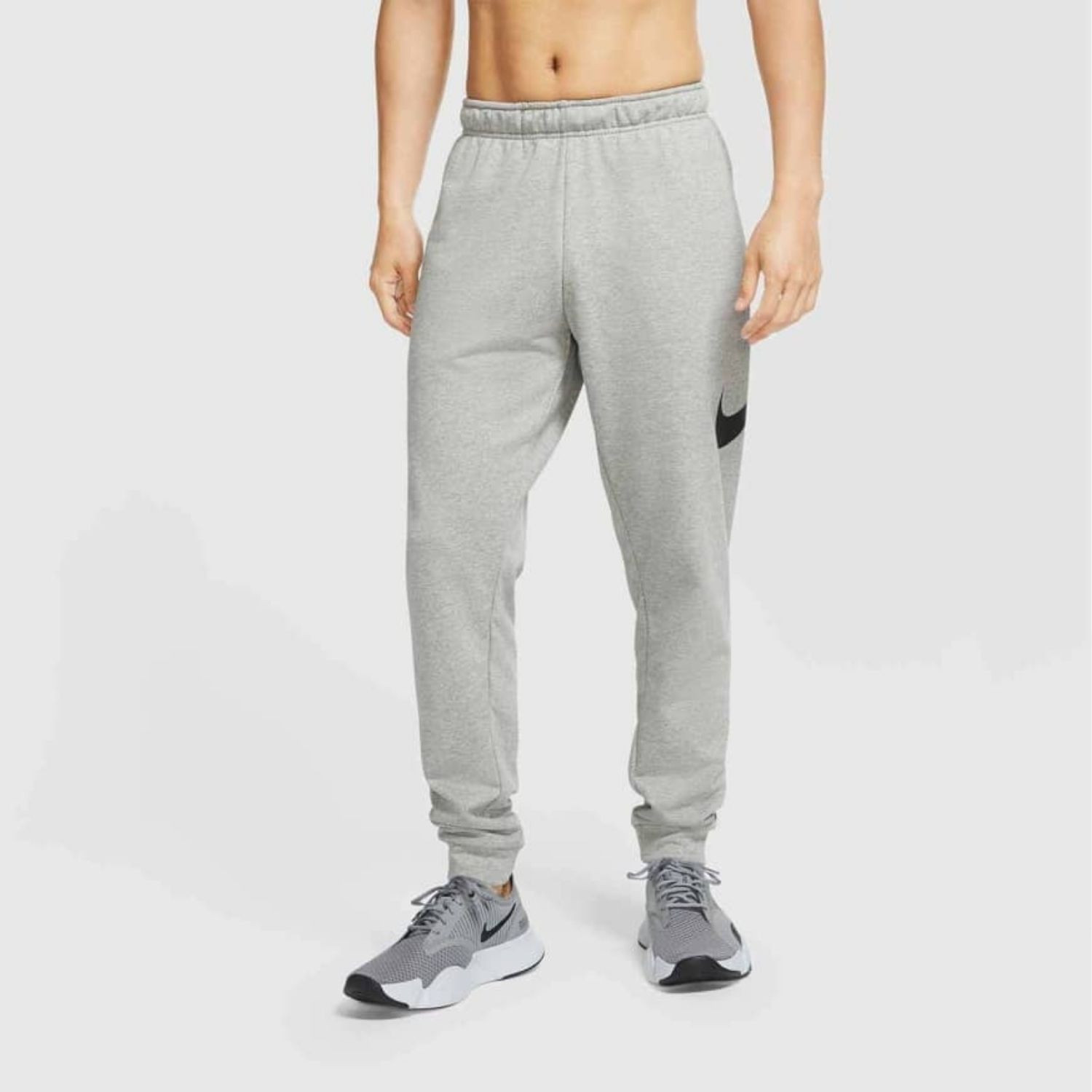 Tepláky NIKE Dri-FIT Men's Tapered Tra Grey - Tepláky - 1