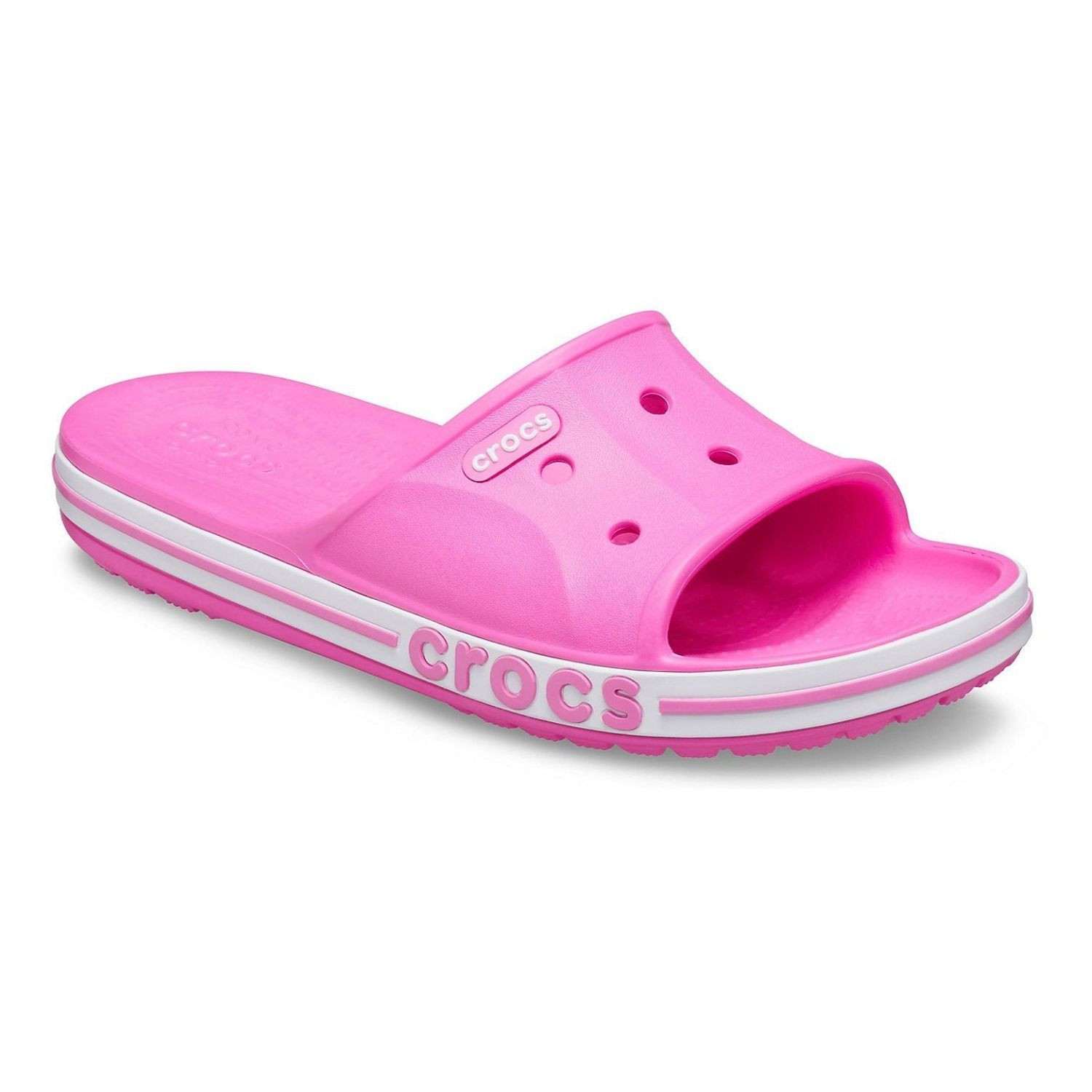 Šľapky CROCS Bayaband Slide Electric Pink - Šľapky a sandále - 2
