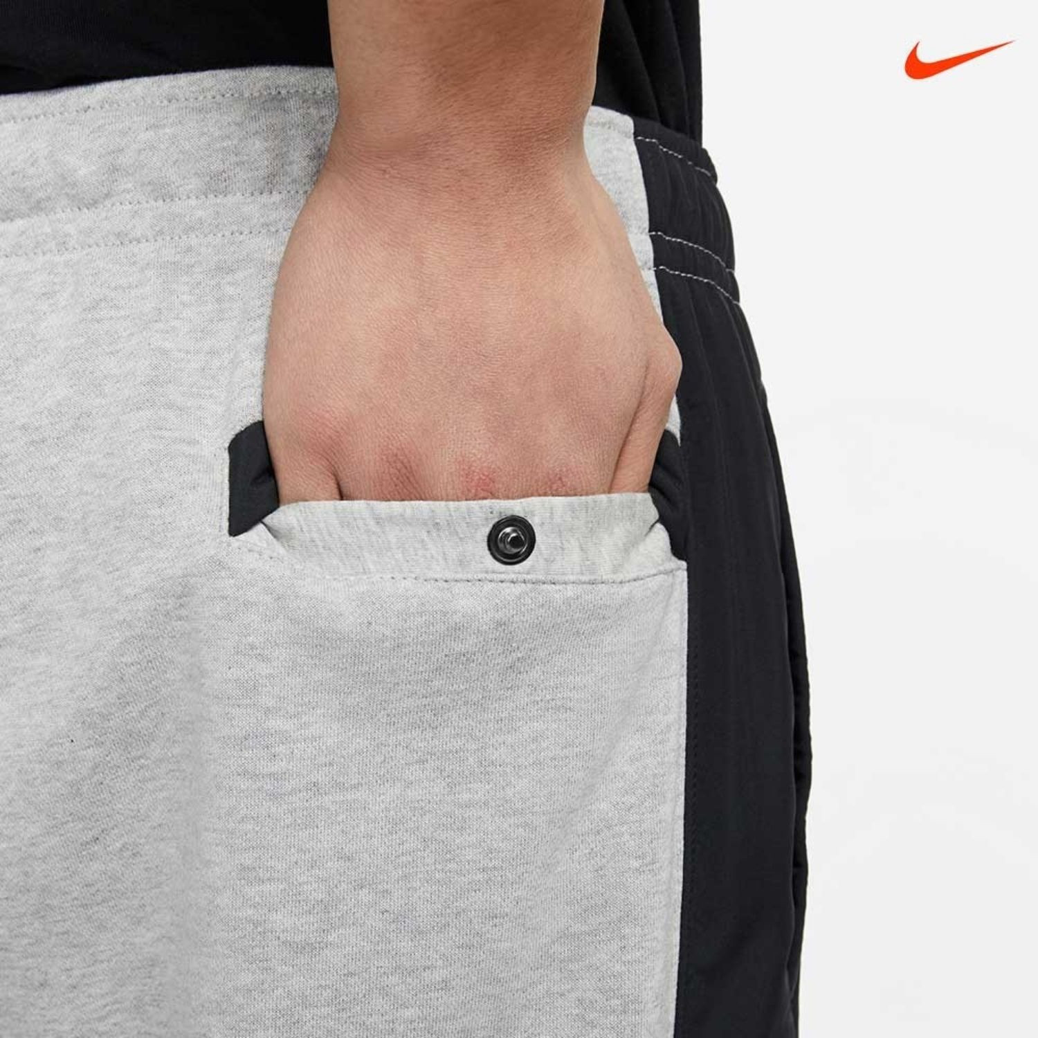 Tepláky NIKE Sportswear Men's French T Grey - Tepláky - 5