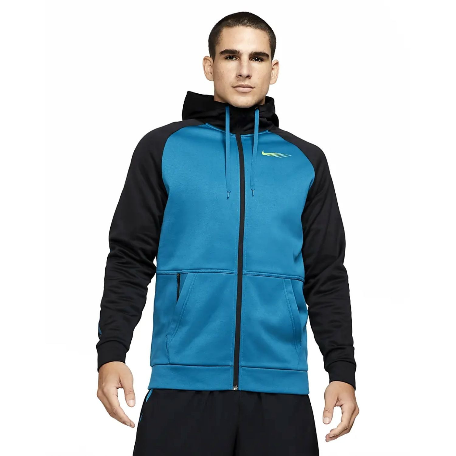 Mikina Nike Therma Men's Full-Zip Tra Blue - Mikiny s kapucňou - 1