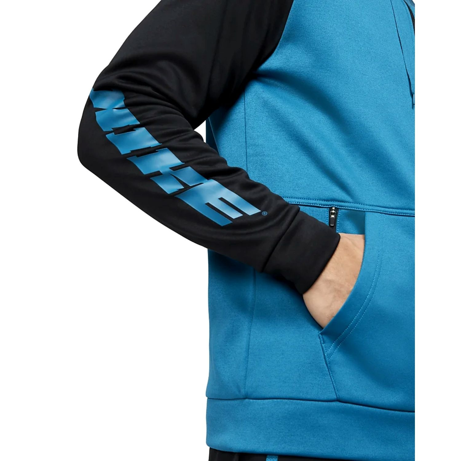 Mikina Nike Therma Men's Full-Zip Tra Blue - Mikiny s kapucňou - 4