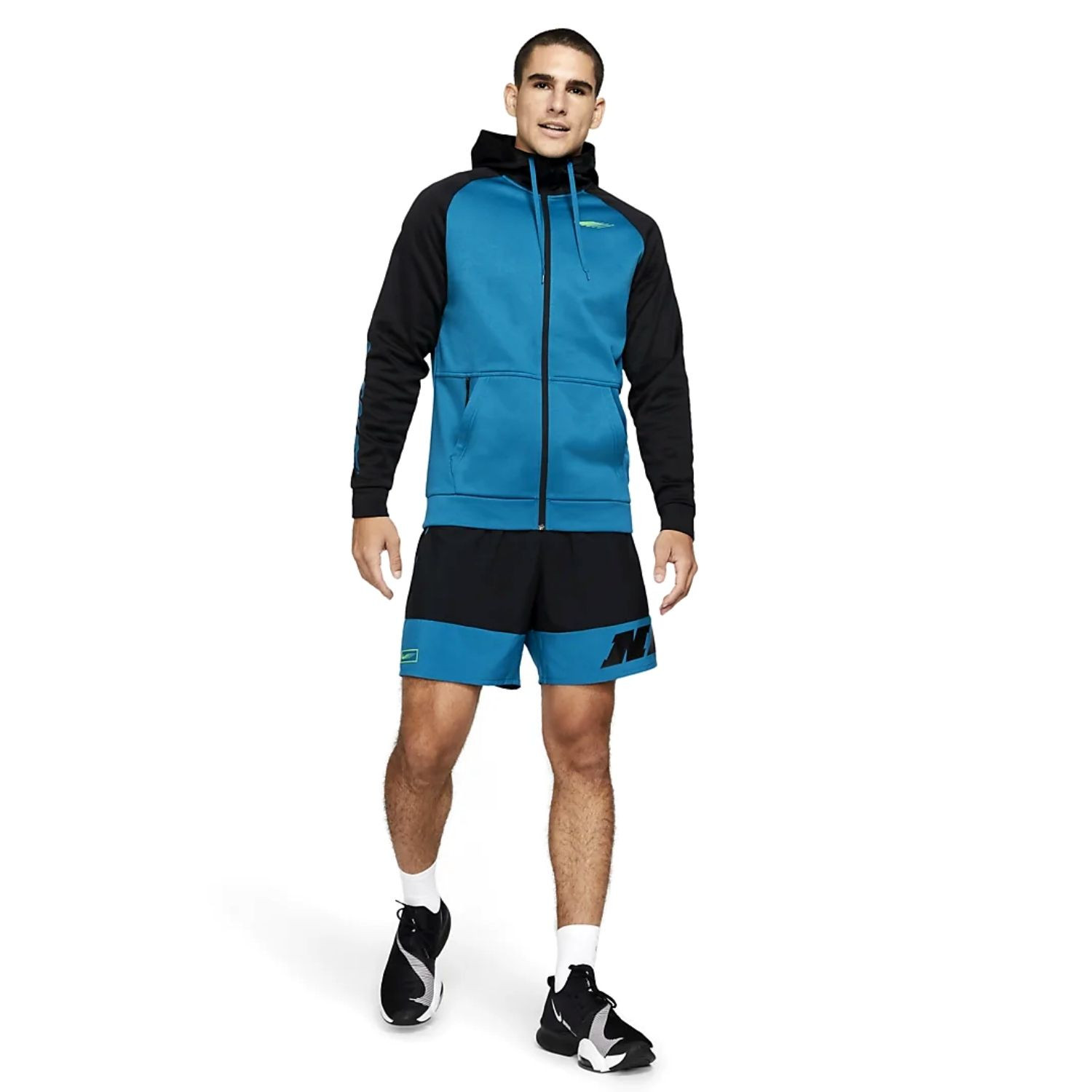Mikina Nike Therma Men's Full-Zip Tra Blue - Mikiny s kapucňou - 6