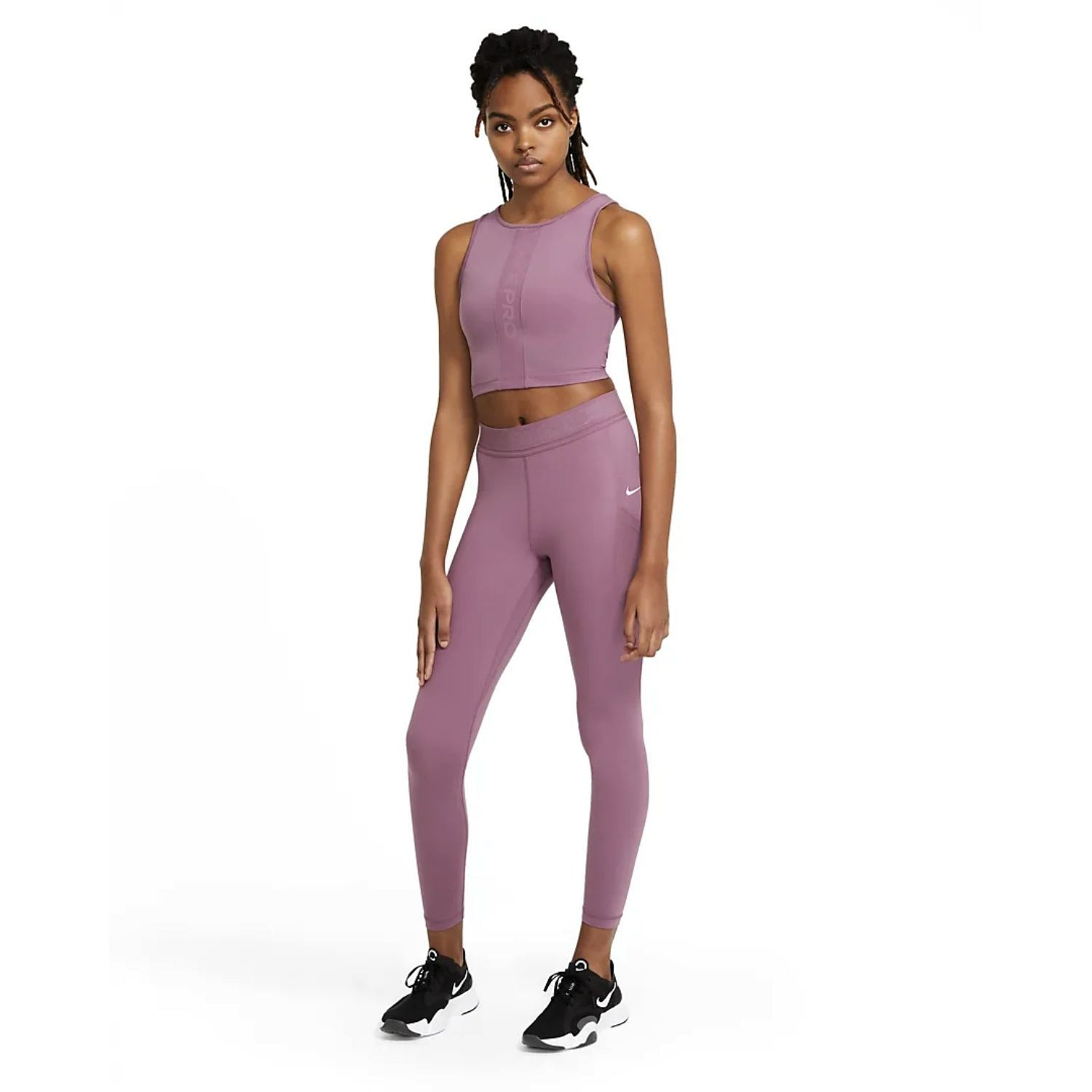 Legíny NIKE Pro 7/8 Tights Pink - Legíny - 5