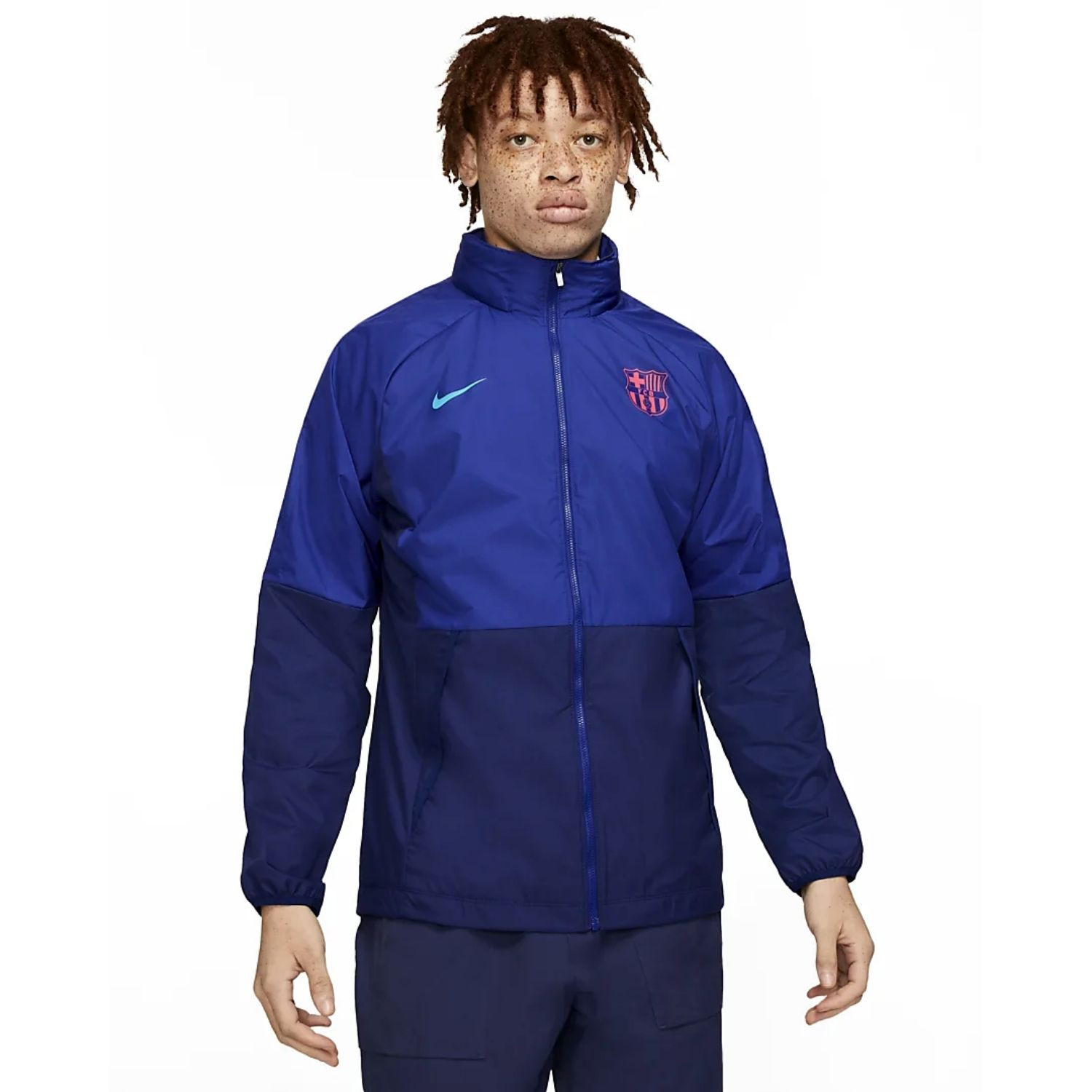Bunda NIKE F.C. Barcelona Graphic Football Blue - Bundy & Vesty - 1