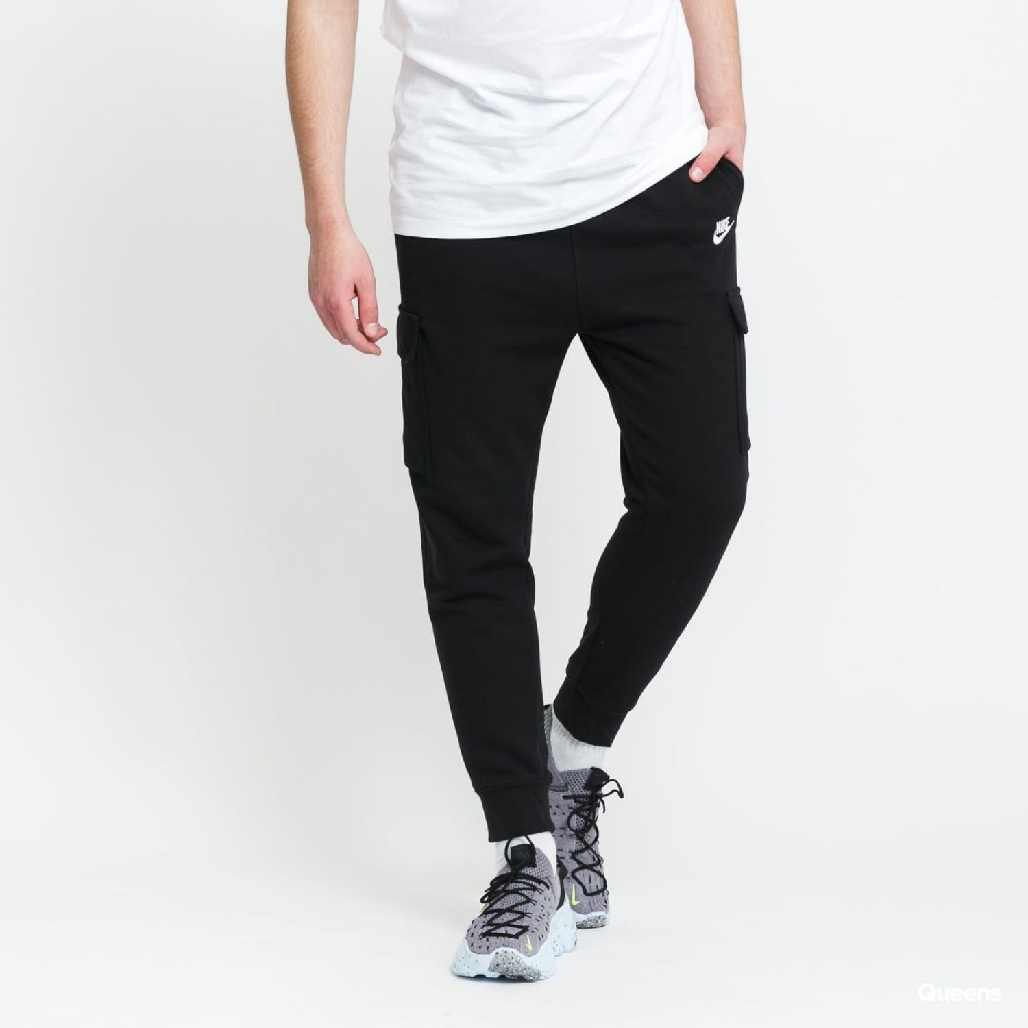 Tepláky NIKE Sportswear Club French Te Black - Tepláky - 1