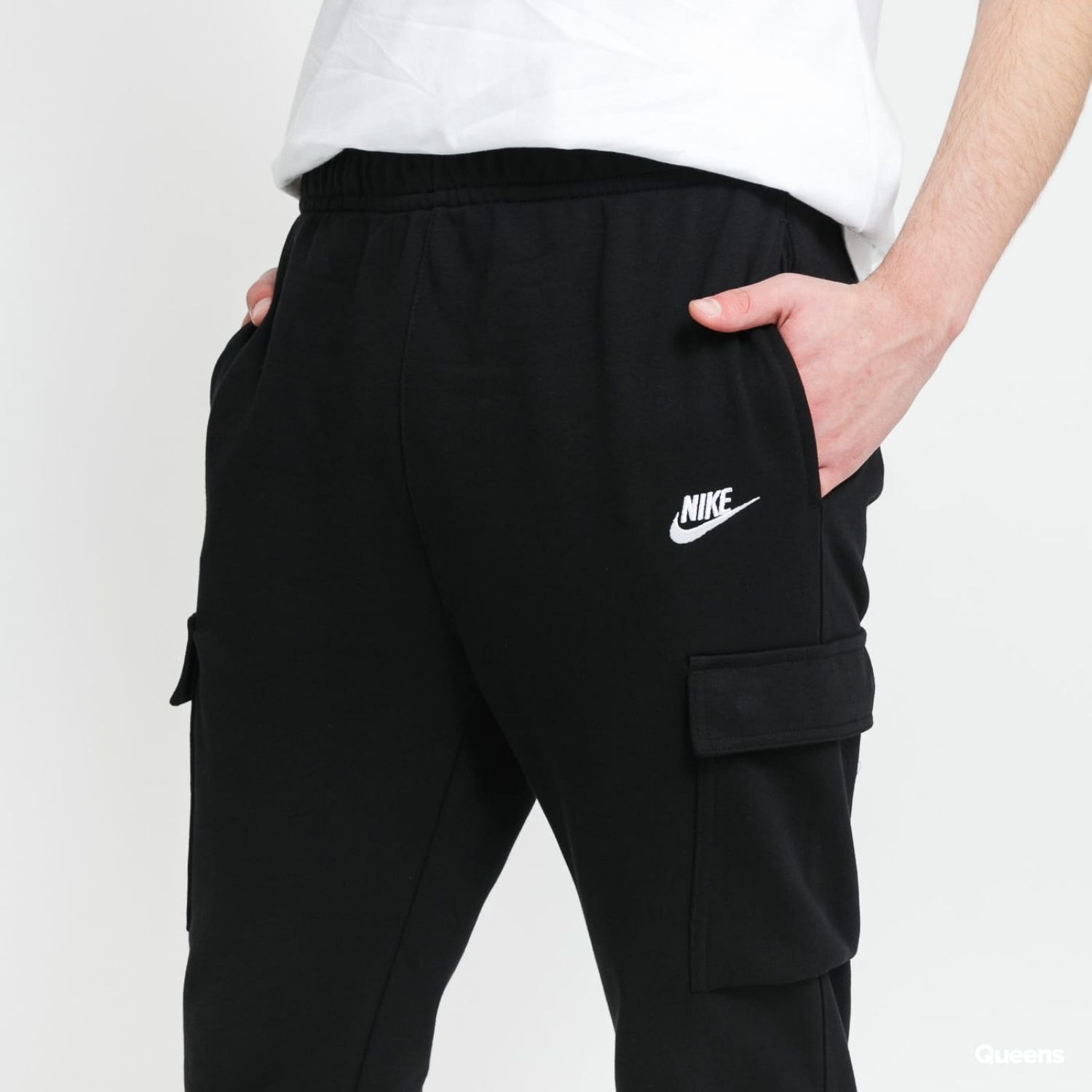 Tepláky NIKE Sportswear Club French Te Black - Tepláky - 3