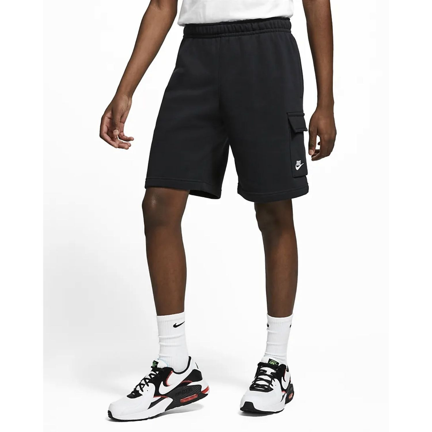 Šortky NIKE Sportswear Club Men's Car Black - Kraťasy & Šortky - 4