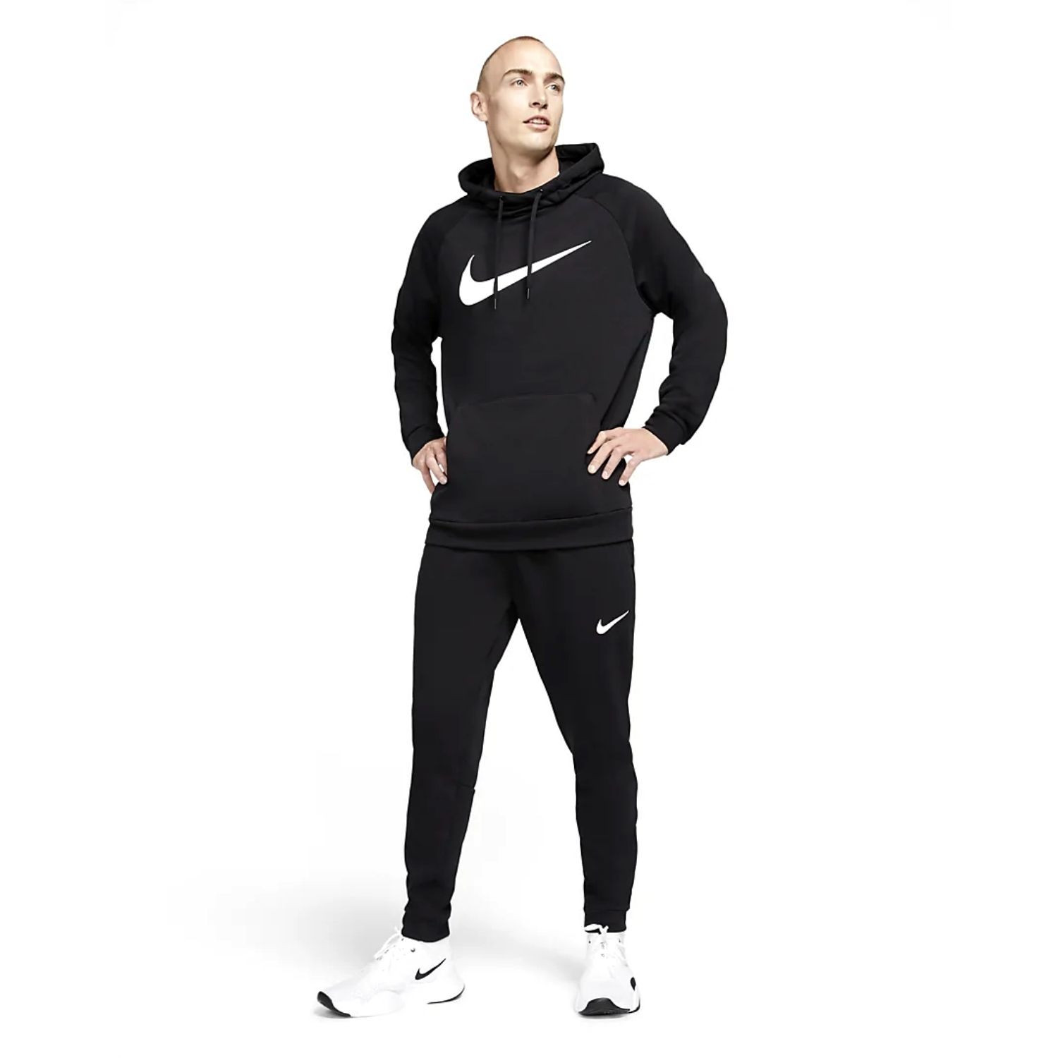 Mikina NIKE Dri-FIT Men's Pullover Tr Black - Mikiny s kapucňou - 5
