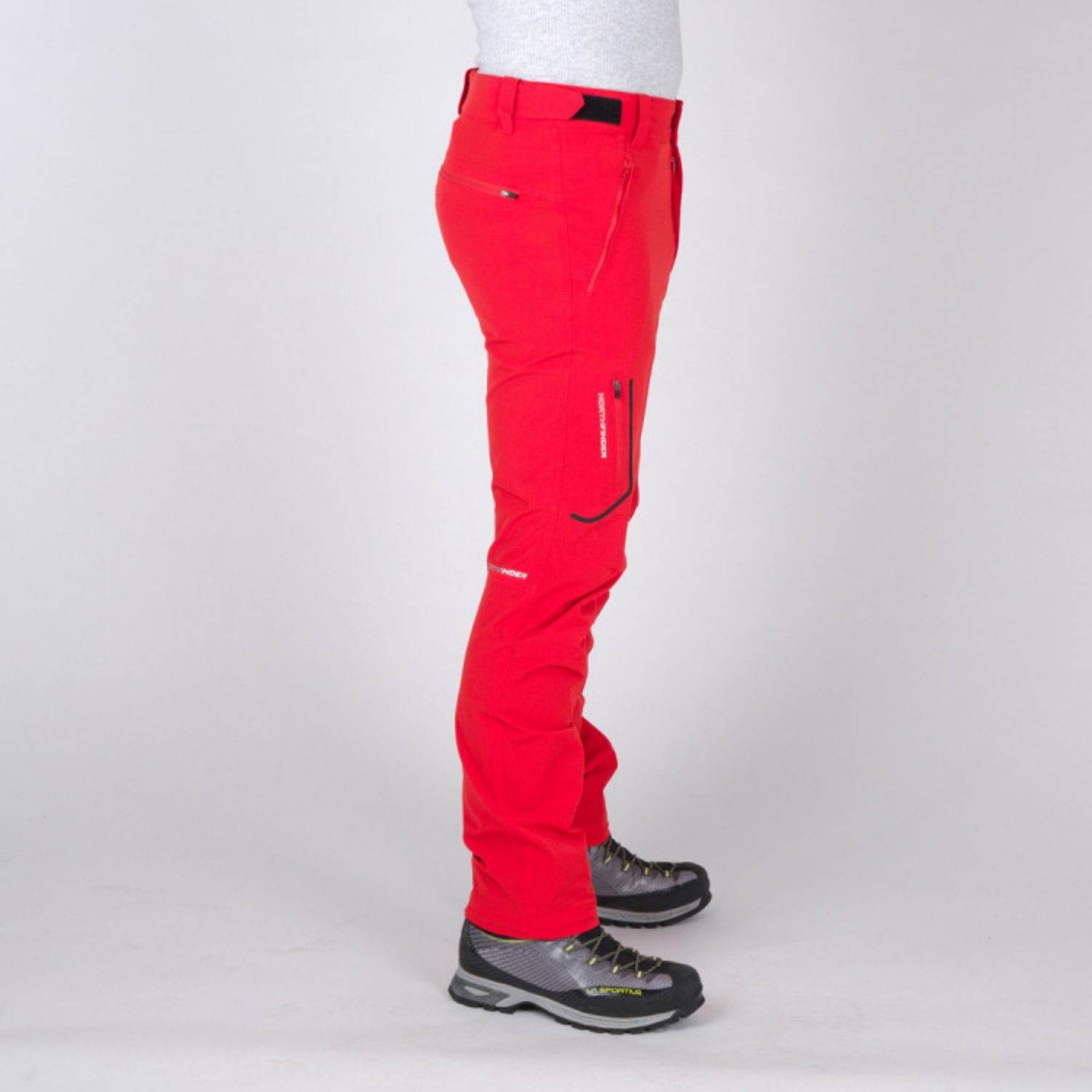 Nohavice NORTHFINDER Kemet Red - Turistické nohavice - 3