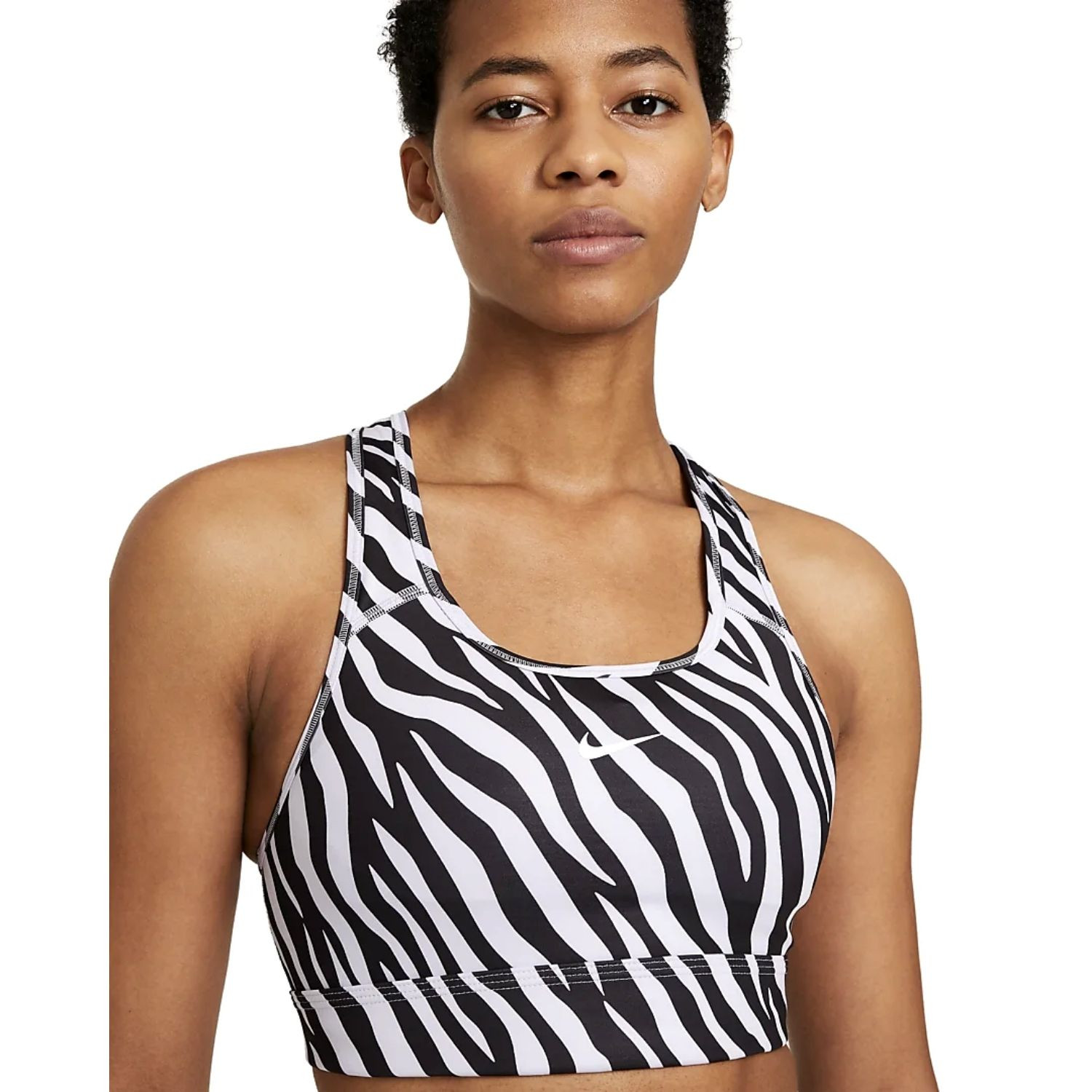Športová podprsenka NIKE Dri-FIT Swoosh Icon Clash Black - Športové podprsenky - 2