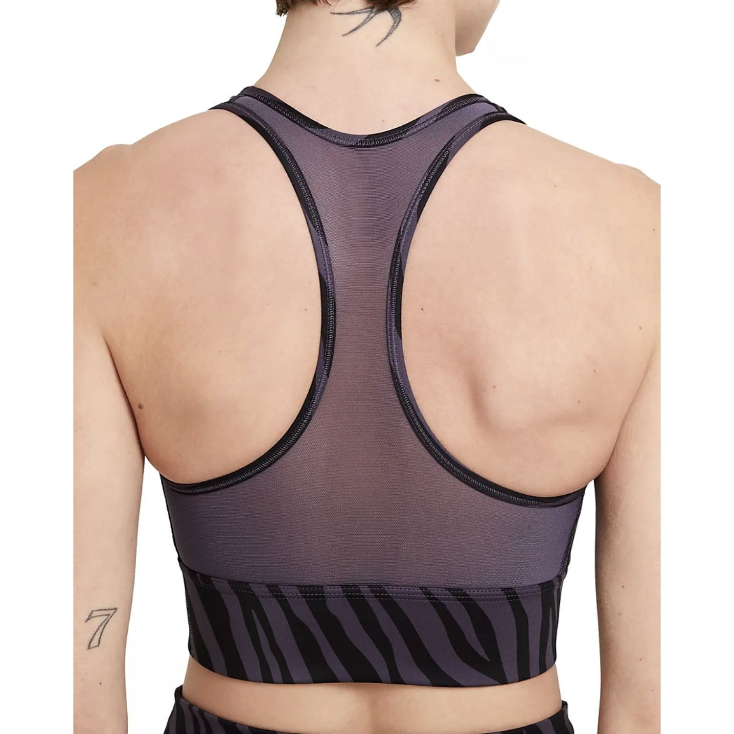 Športová podprsenka NIKE Dri-FIT Swoosh Icon Clash Purple - Športové podprsenky - 4