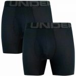 Boxerky UNDER ARMOUR Tech 6in 2 Pack Black